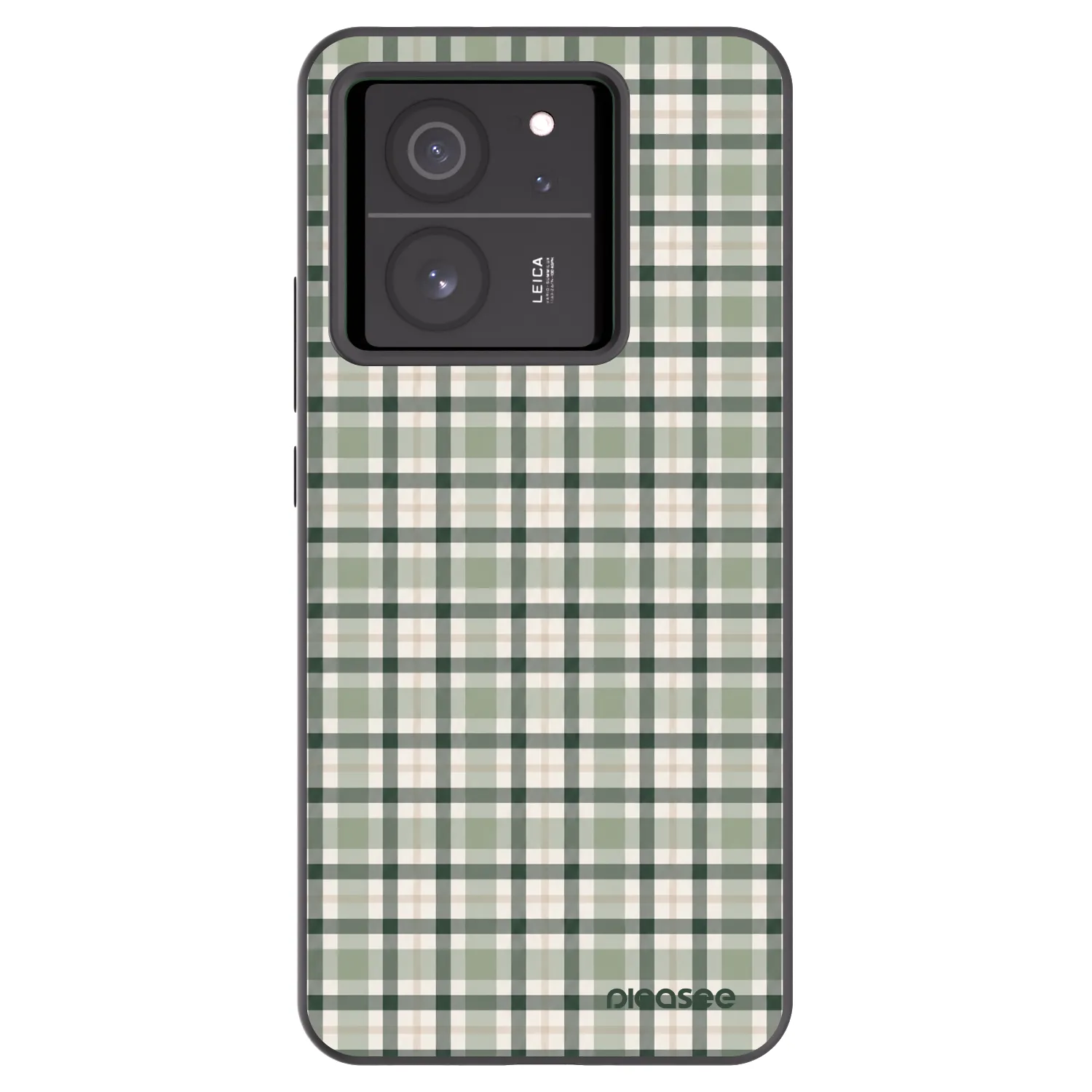 Picasee silikonski črni ovitek za Xiaomi 13T - Sage Tartan