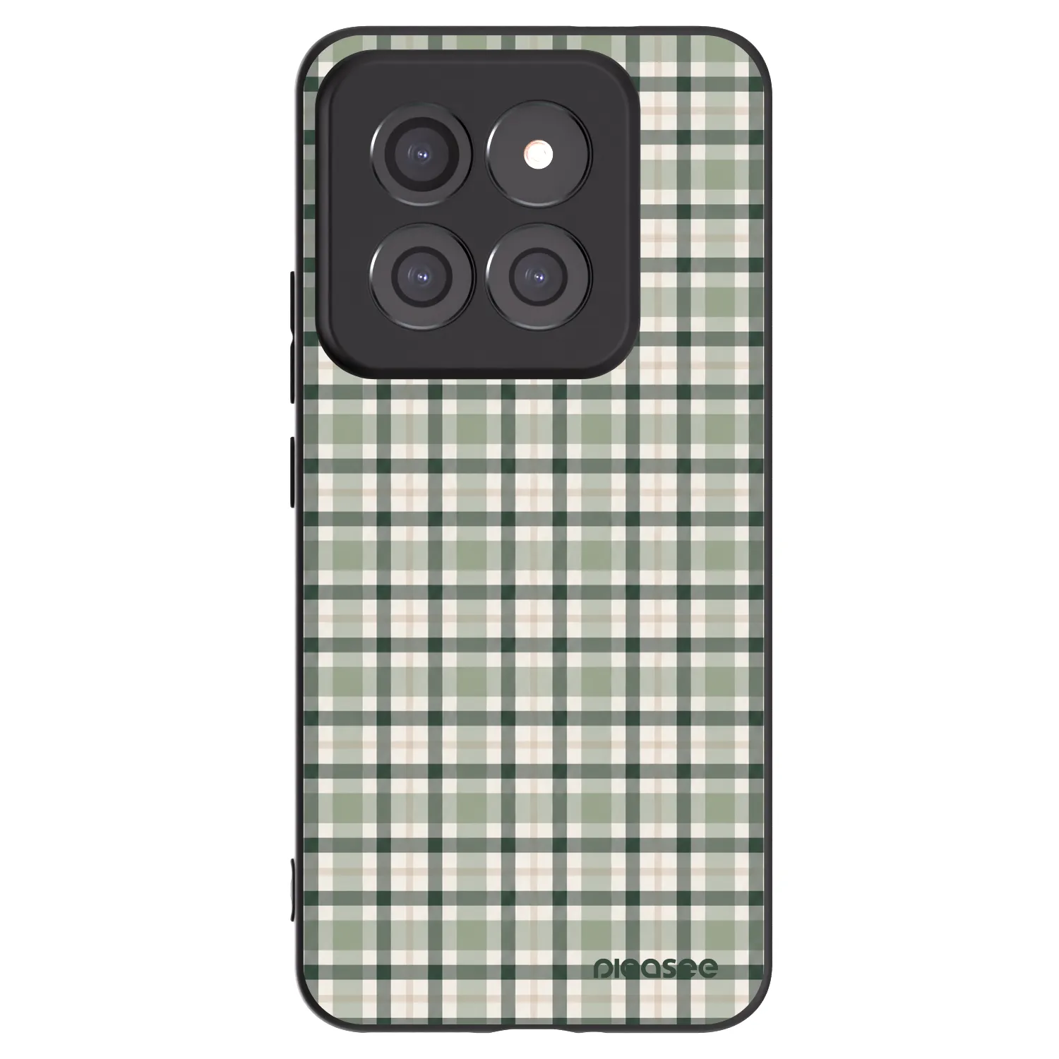Picasee silikonski črni ovitek za Xiaomi 14 Pro - Sage Tartan