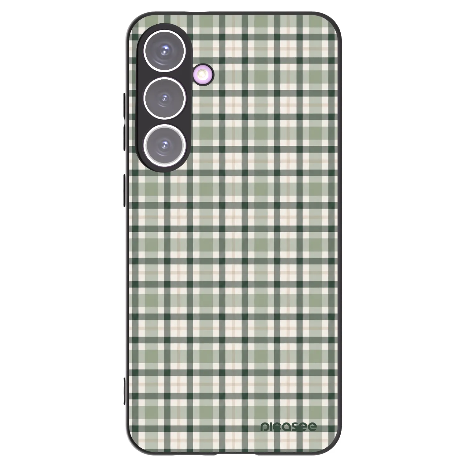 Picasee silikonski črni ovitek za Samsung Galaxy S24+ S926B 5G - Sage Tartan