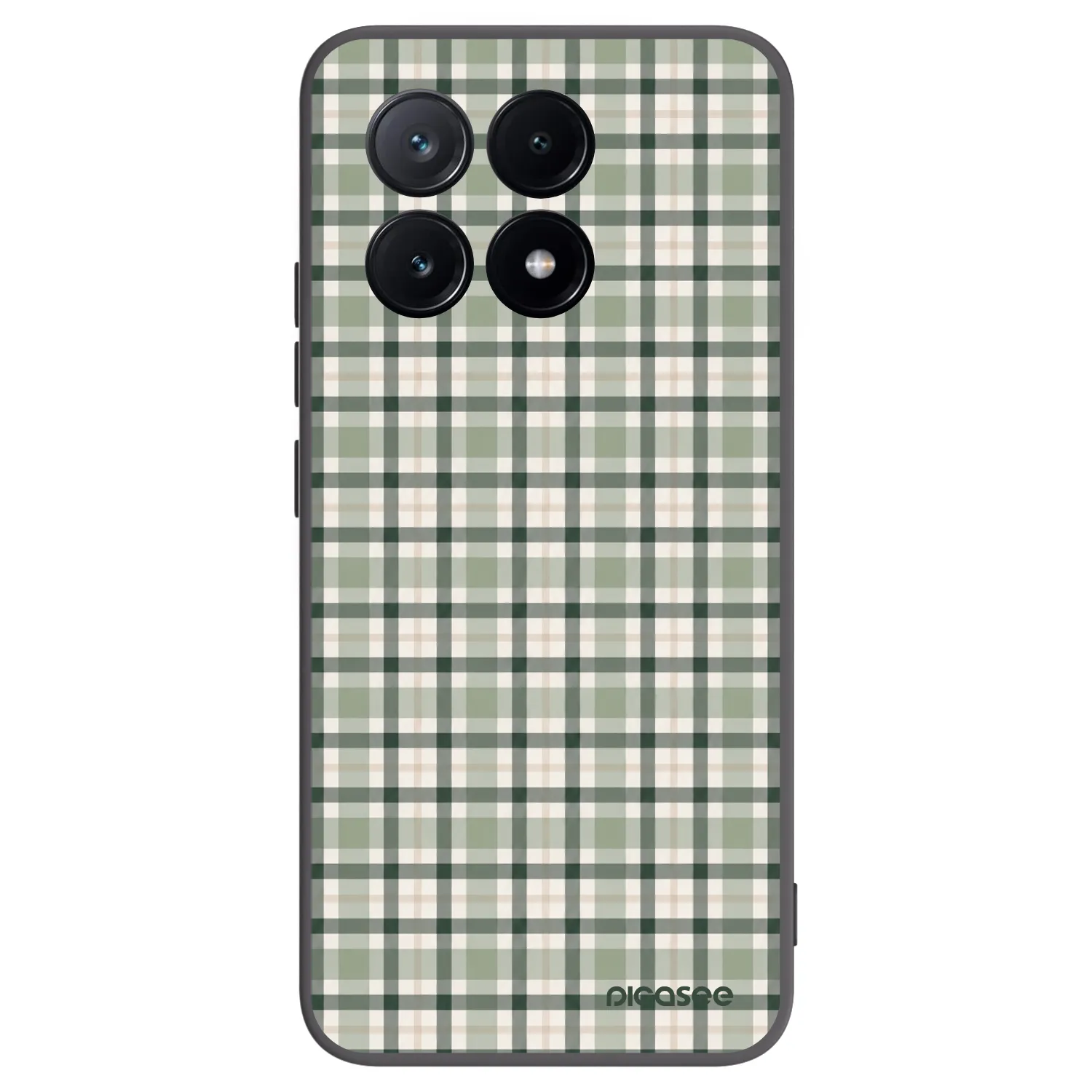 Picasee silikonski črni ovitek za Xiaomi Poco X6 Pro - Sage Tartan