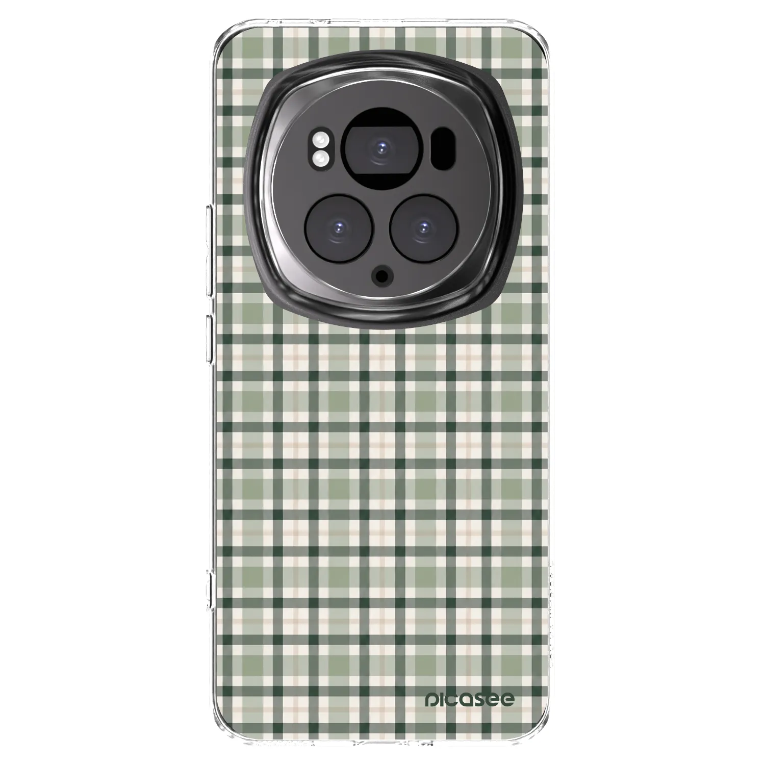 Picasee silikonski prozorni ovitek za Honor Magic6 Pro - Sage Tartan