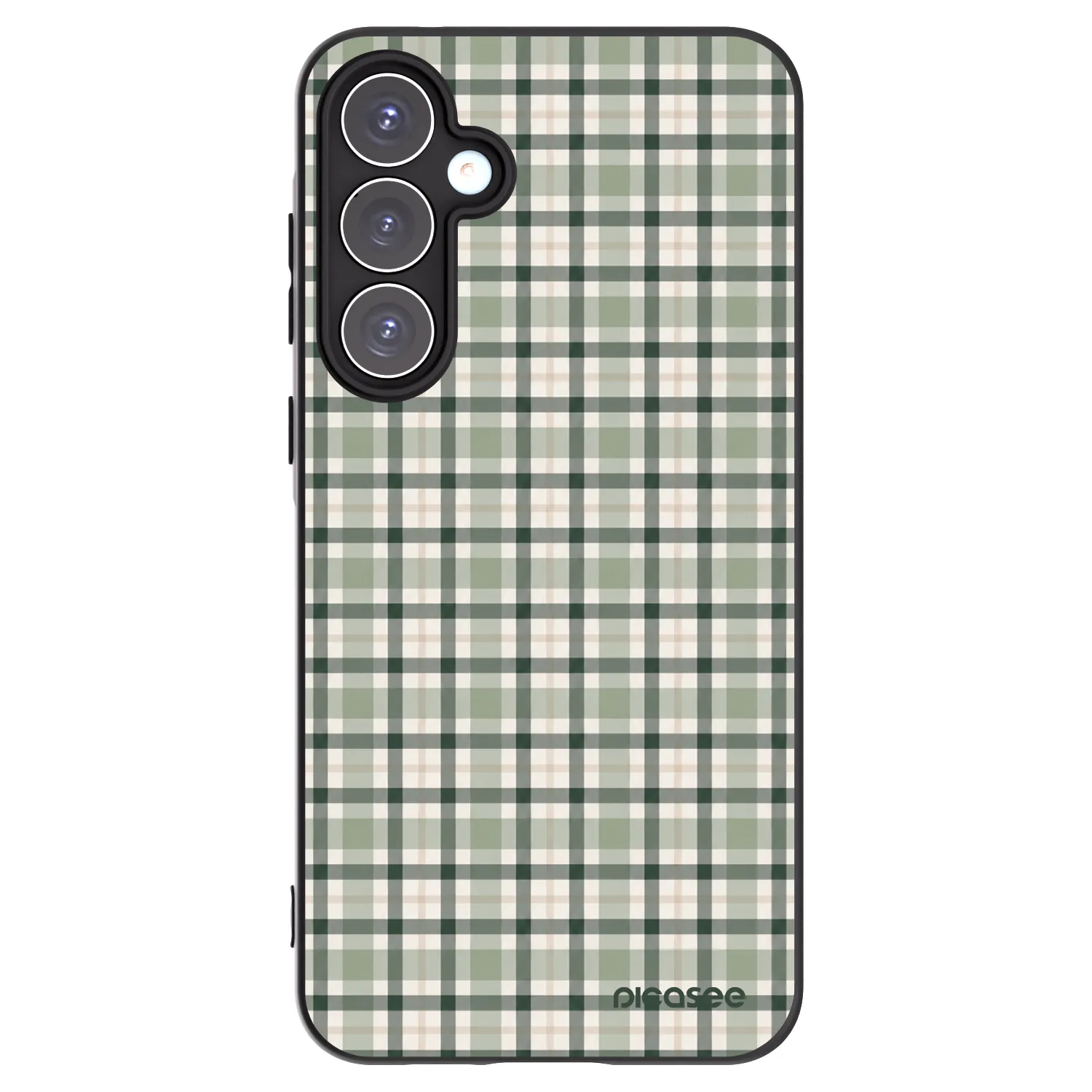 Picasee silikonski črni ovitek za Samsung Galaxy A55 5G A556B - Sage Tartan