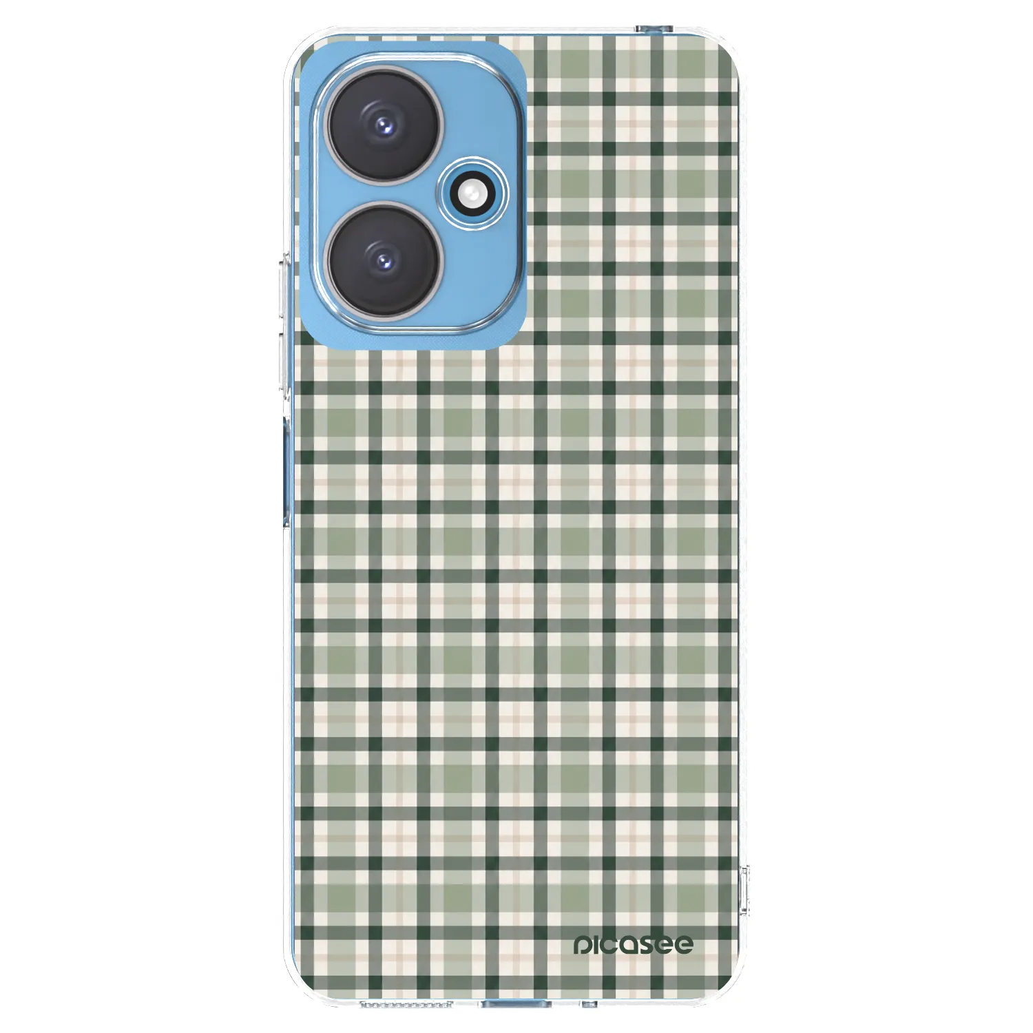 Picasee silikonski prozorni ovitek za Xiaomi Redmi 13C 5G - Sage Tartan