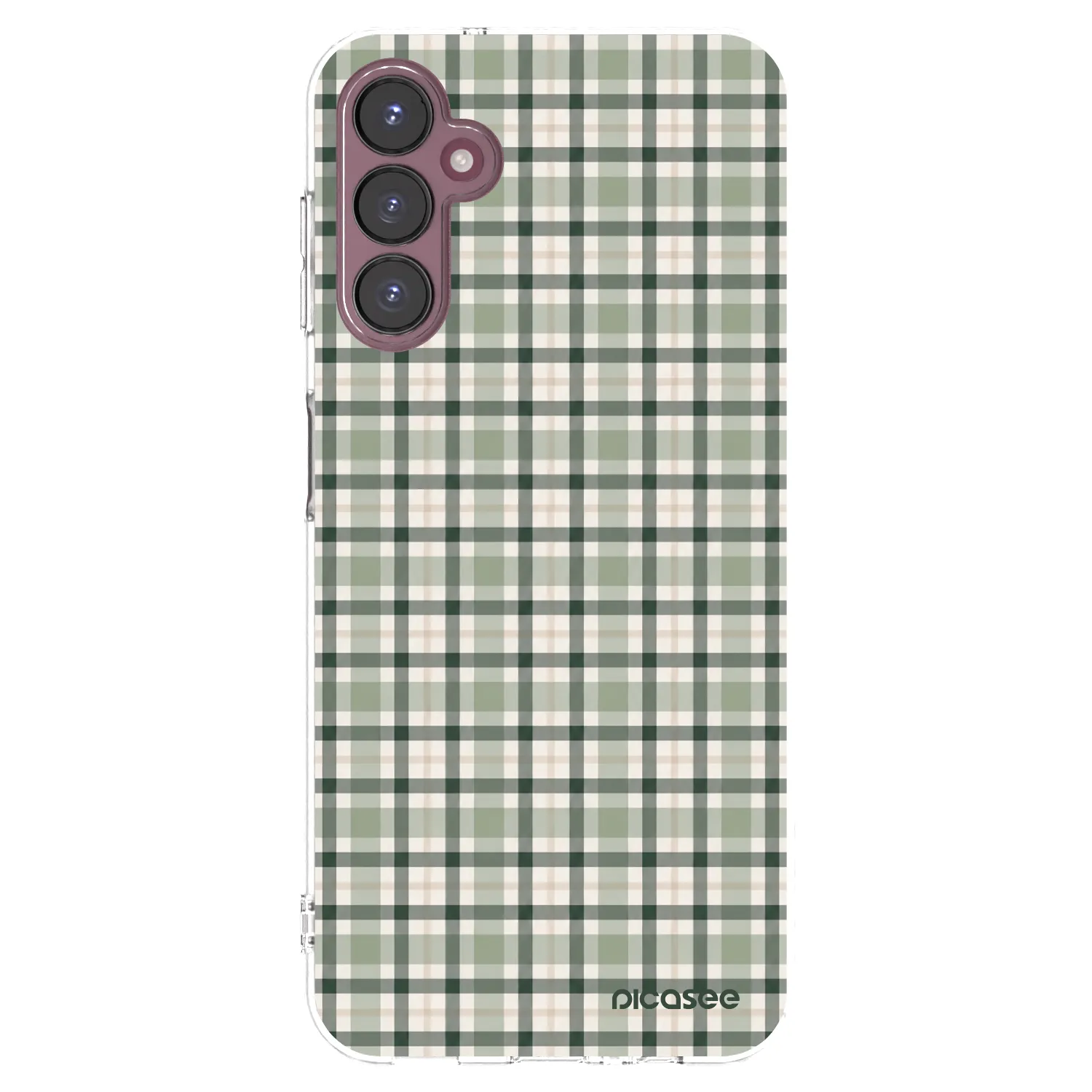 Picasee silikonski prozorni ovitek za Samsung Galaxy A05s A057G - Sage Tartan