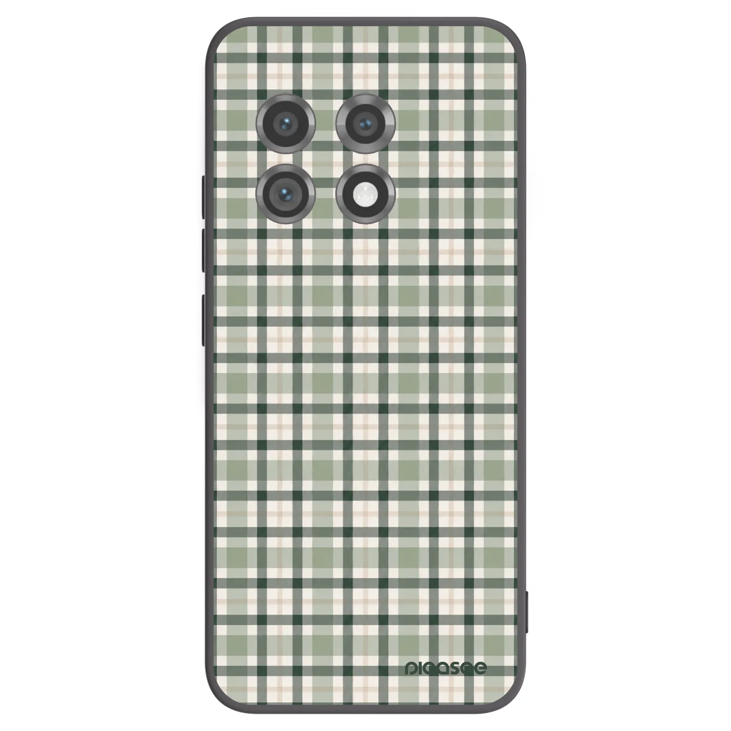 Picasee silikonski črni ovitek za OnePlus 11 5G - Sage Tartan