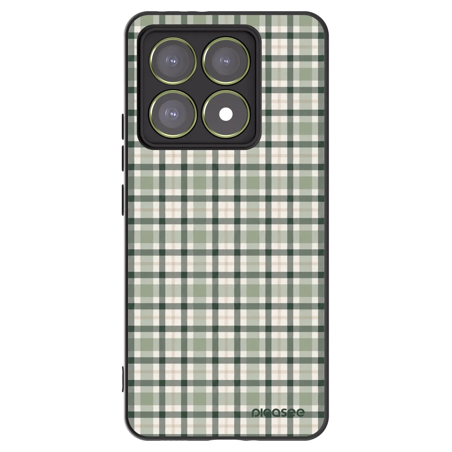 Picasee silikonski črni ovitek za Xiaomi 14T - Sage Tartan