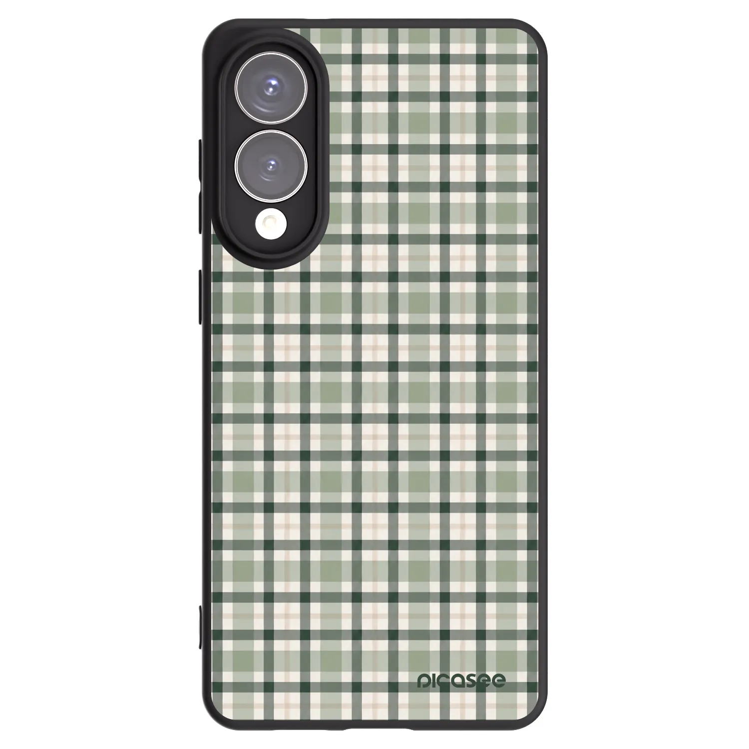 Picasee silikonski črni ovitek za Samsung Galaxy S25 Edge 5G - Sage Tartan