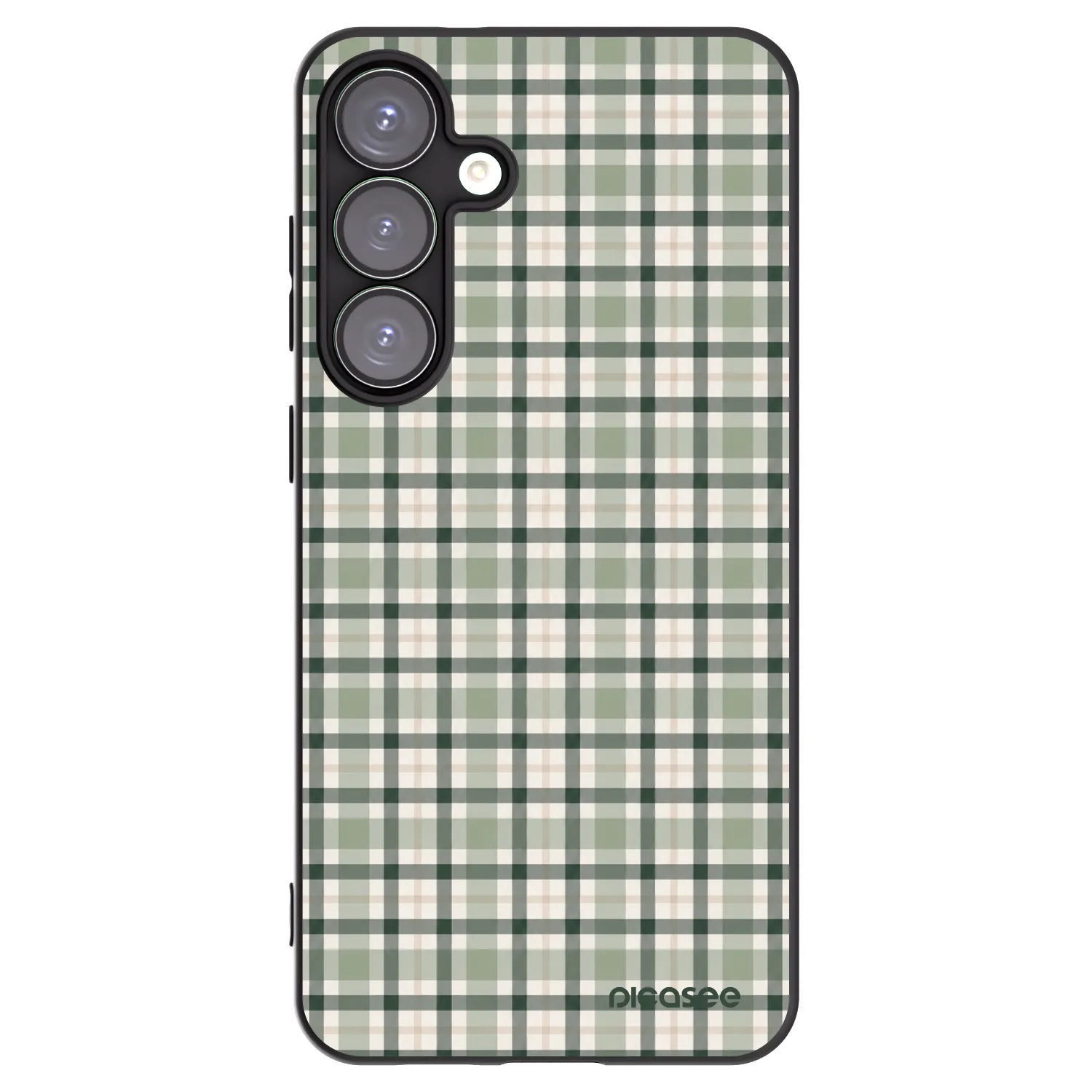 Picasee silikonski črni ovitek za Samsung Galaxy S25+ 5G - Sage Tartan
