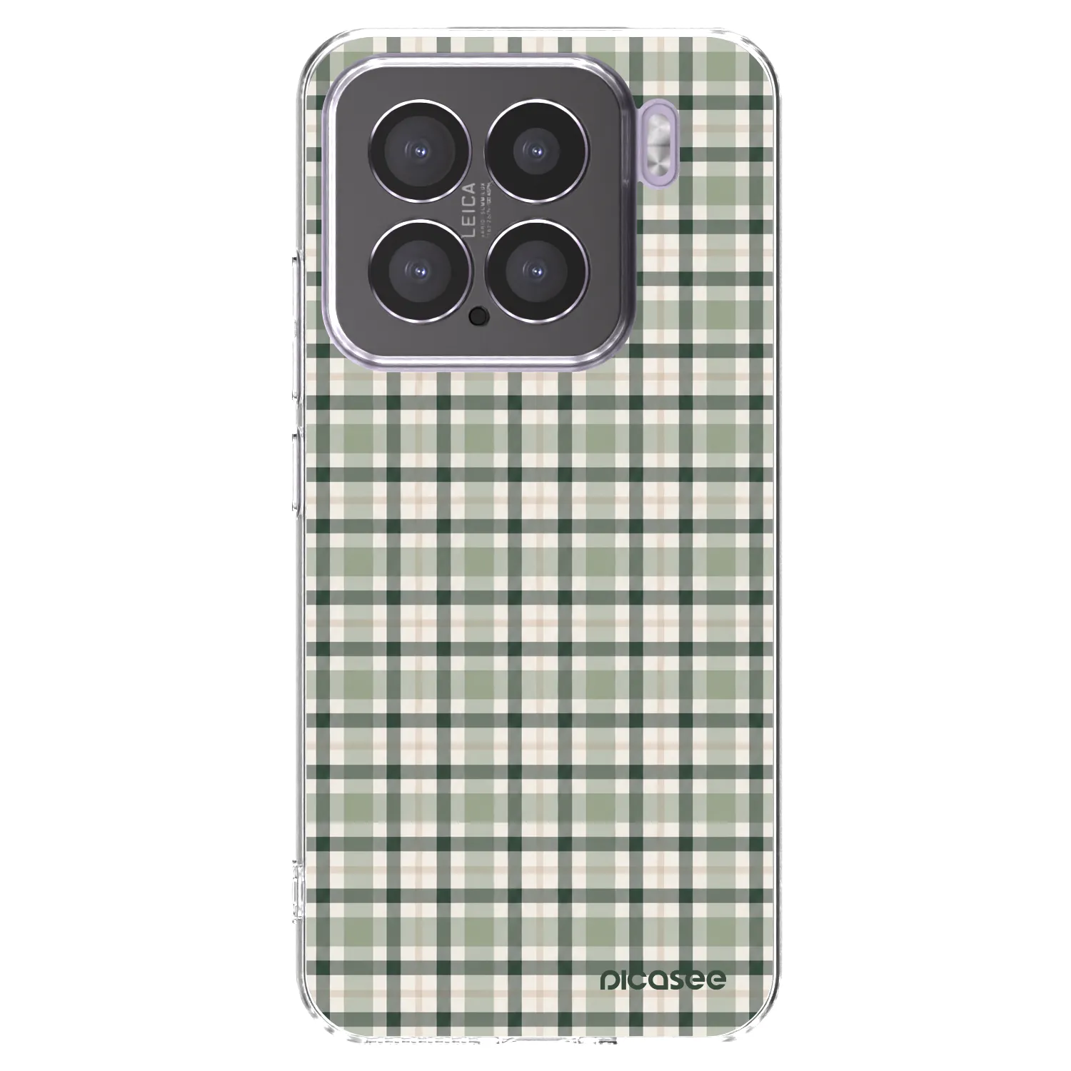 Picasee silikonski prozorni ovitek za Xiaomi 15 - Sage Tartan