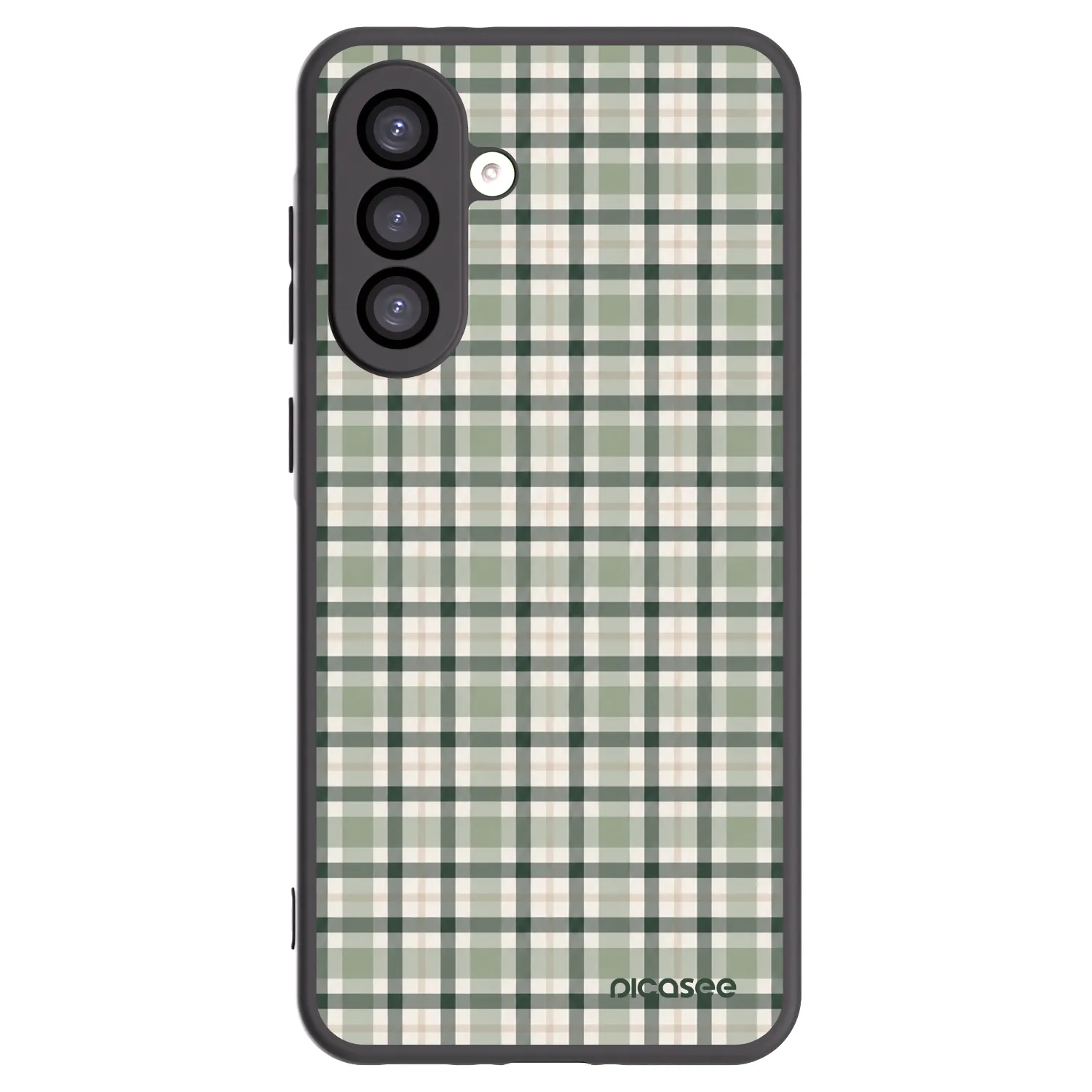 Picasee silikonski črni ovitek za Samsung Galaxy A26 5G A266B - Sage Tartan