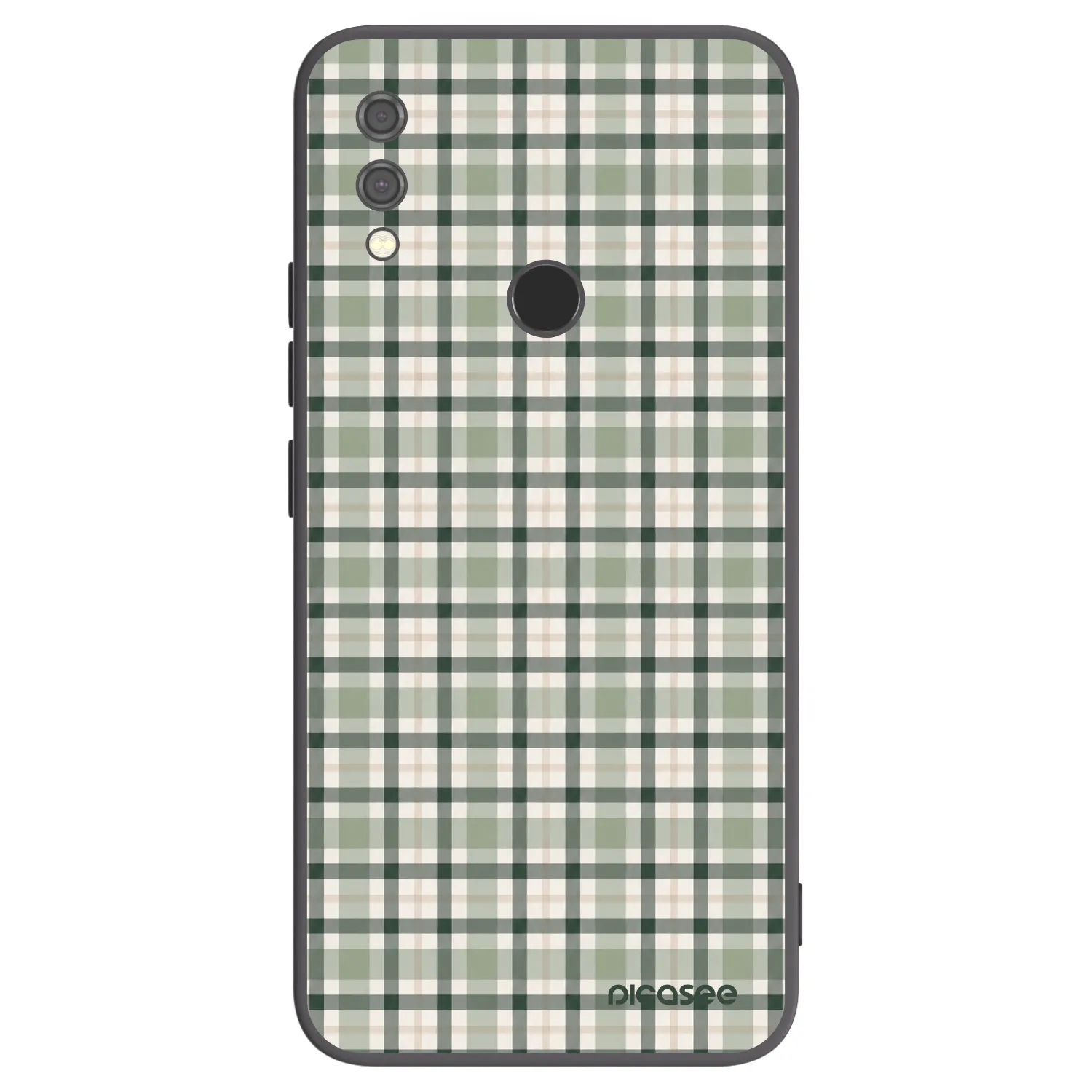 Picasee silikonski črni ovitek za Xiaomi Redmi Note 7 - Sage Tartan