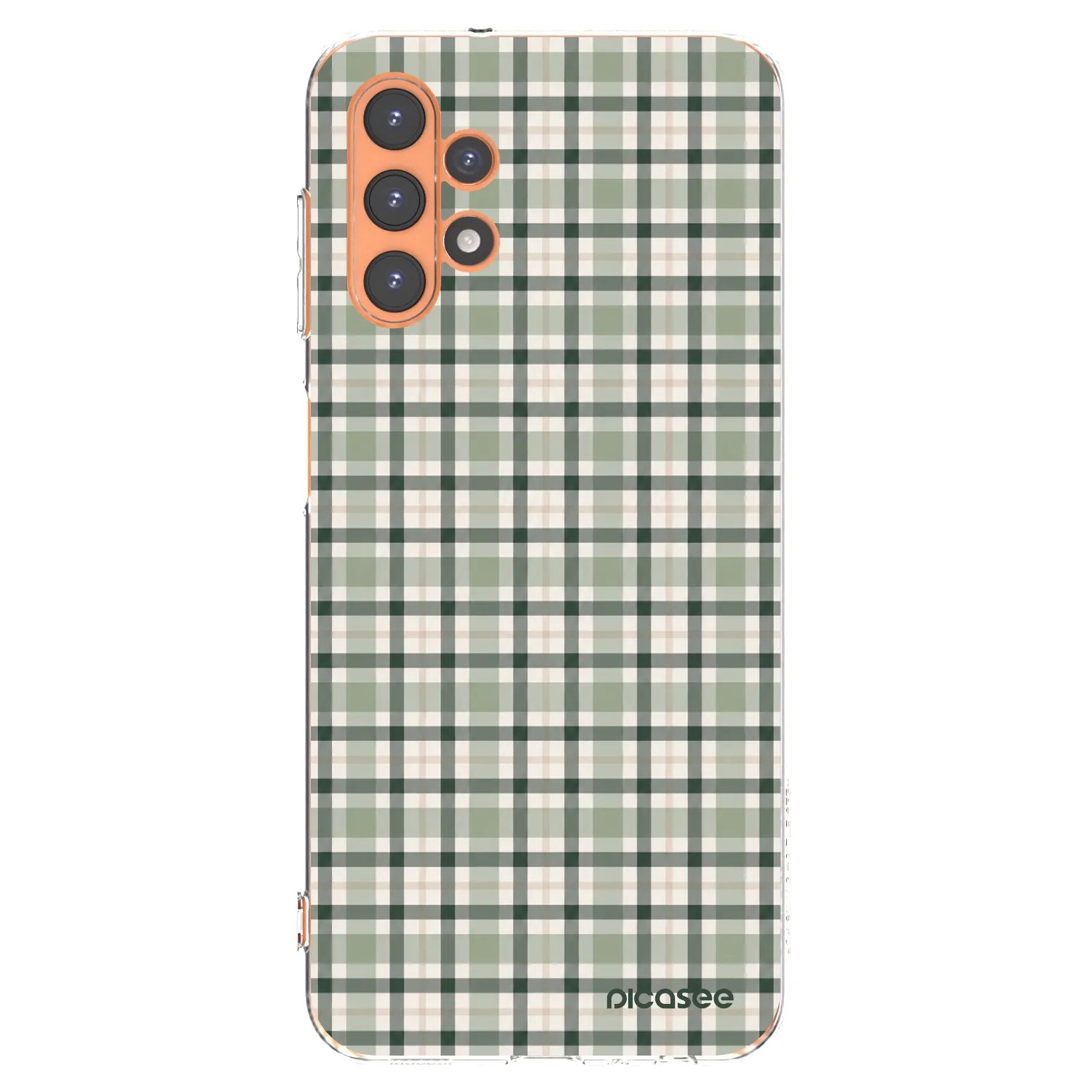 Picasee silikonski prozorni ovitek za Samsung Galaxy A13 5G - Sage Tartan