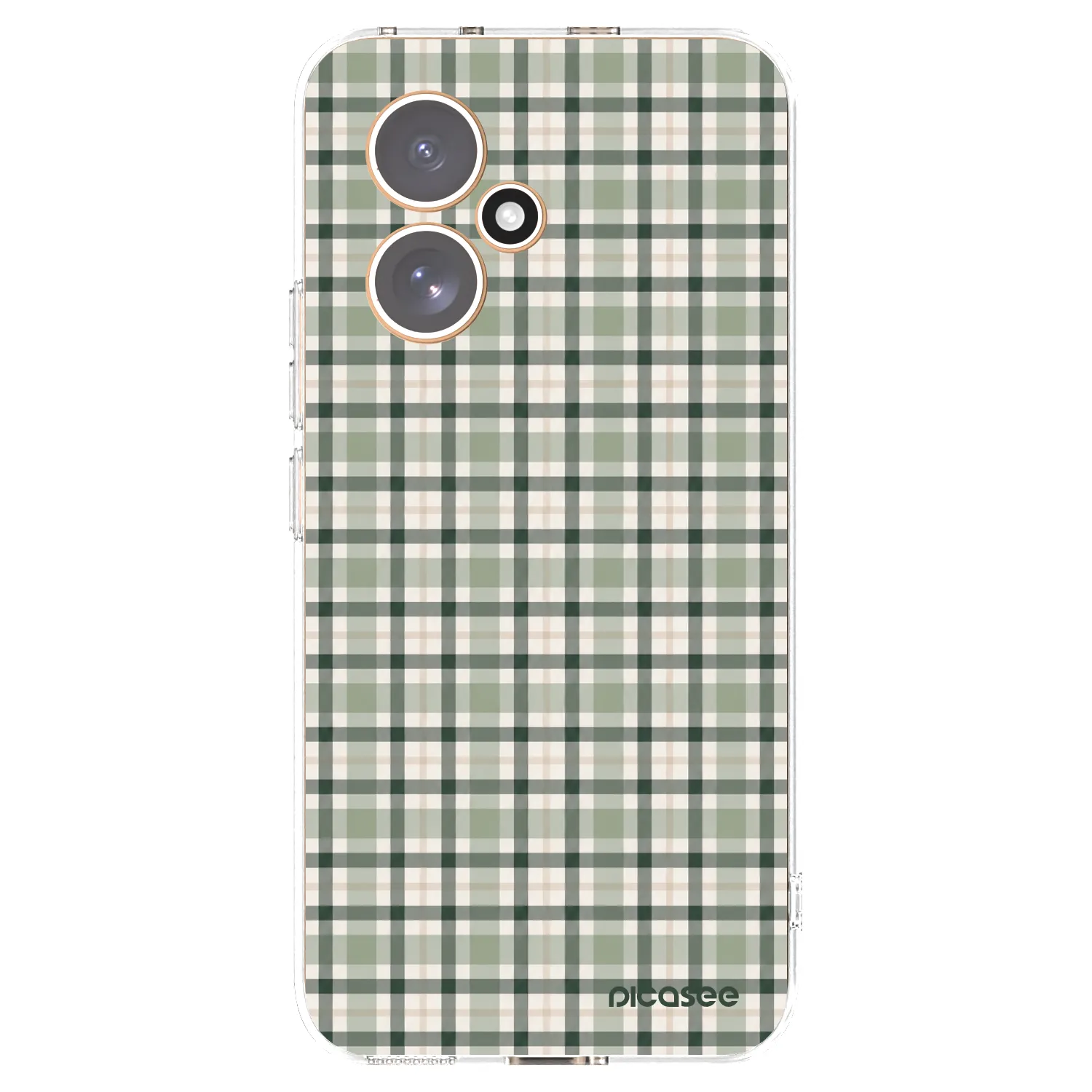 Picasee silikonski prozorni ovitek za Honor 400 5G - Sage Tartan