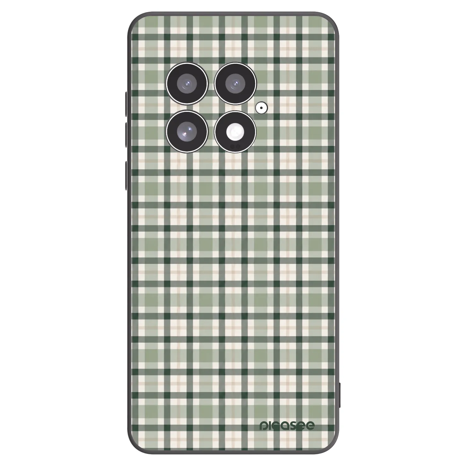 Picasee silikonski črni ovitek za OnePlus 13 5G - Sage Tartan
