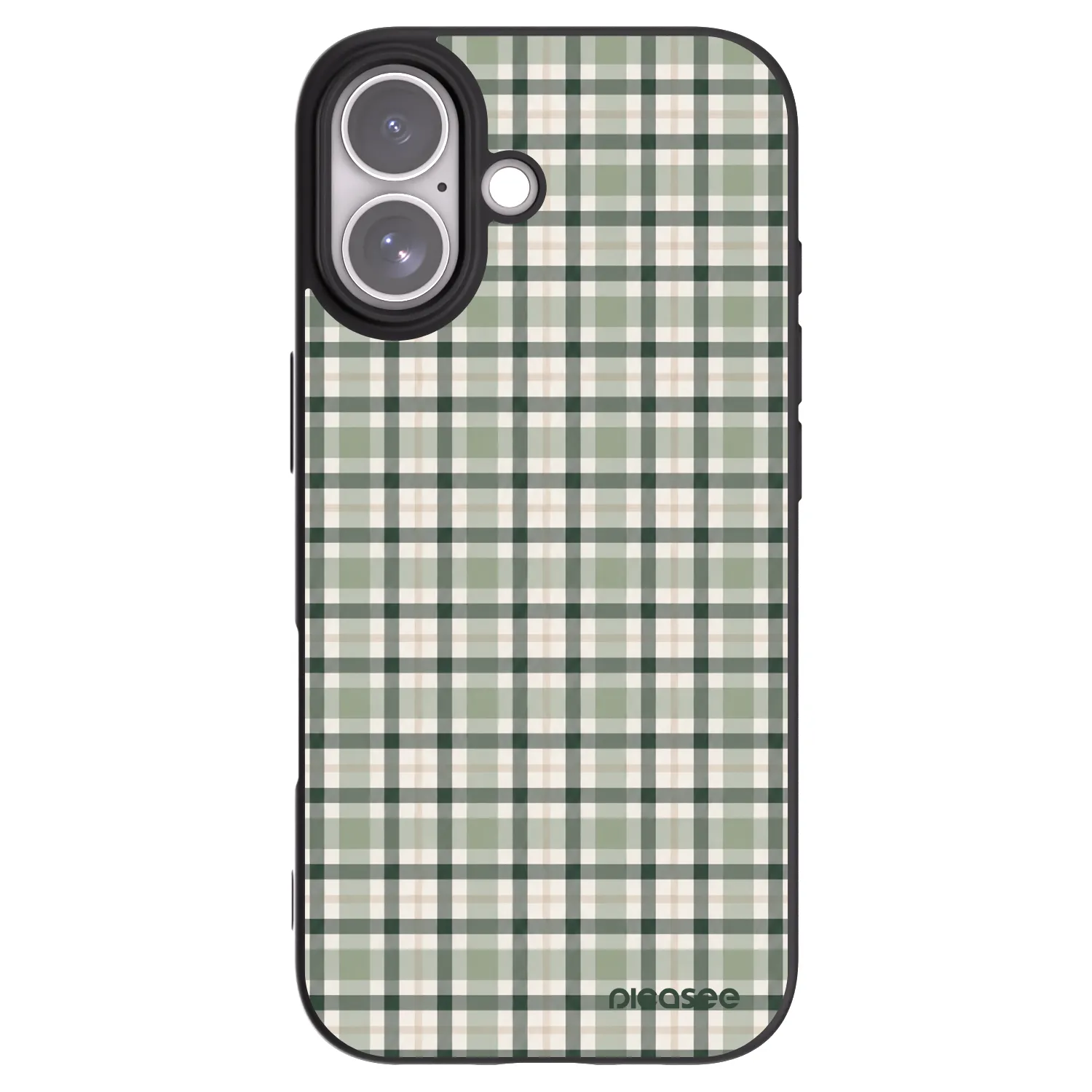 Picasee silikonski črni ovitek za Apple iPhone 17 - Sage Tartan