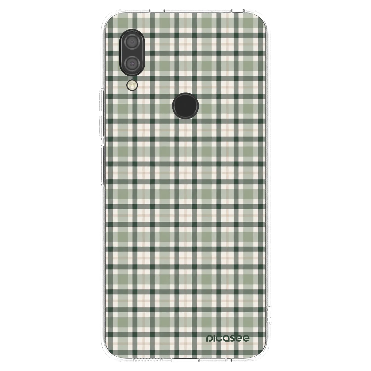 Picasee silikonski prozorni ovitek za Xiaomi Redmi 7 - Sage Tartan
