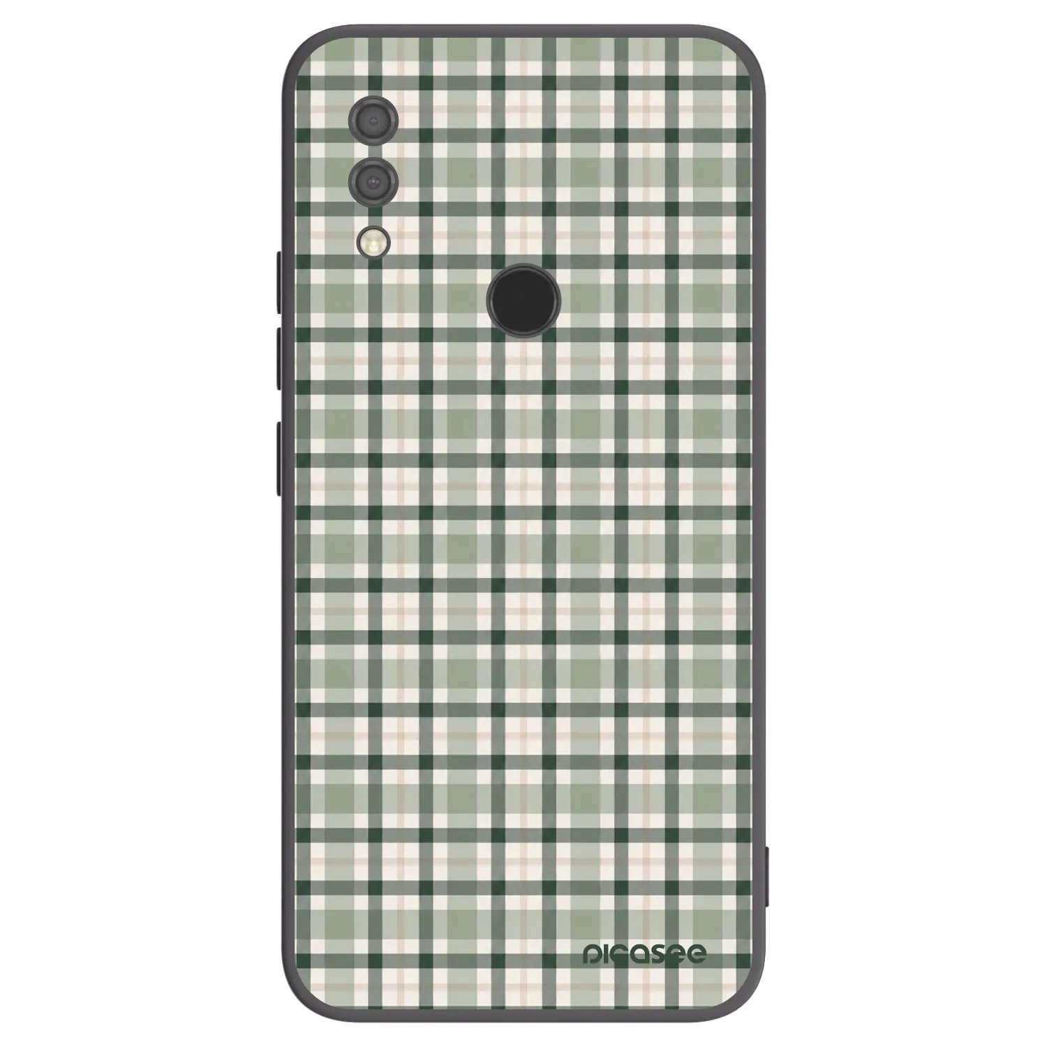 Picasee silikonski črni ovitek za Xiaomi Redmi 7 - Sage Tartan
