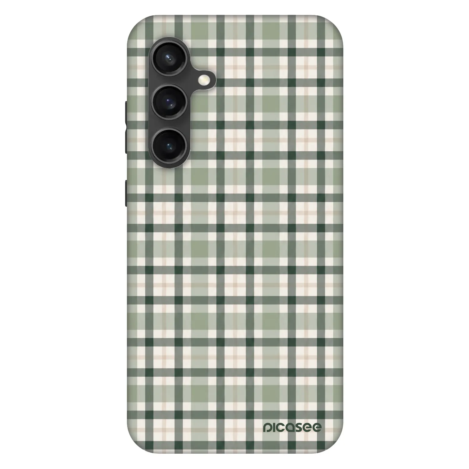 Picasee Fashion Case za Samsung Galaxy S24 FE S721B - Sage Tartan
