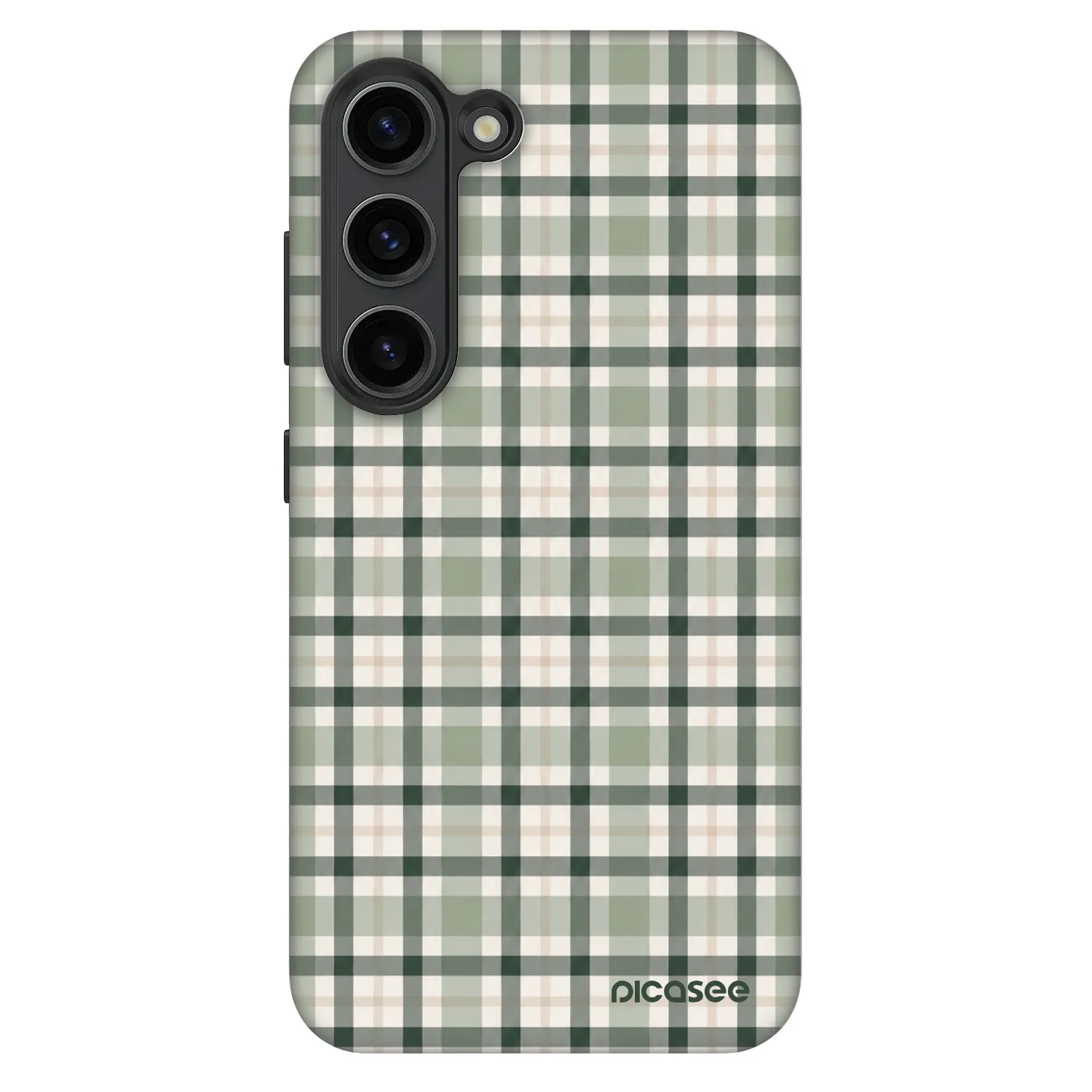 Picasee Fashion Case za Samsung Galaxy S23+ 5G - Sage Tartan