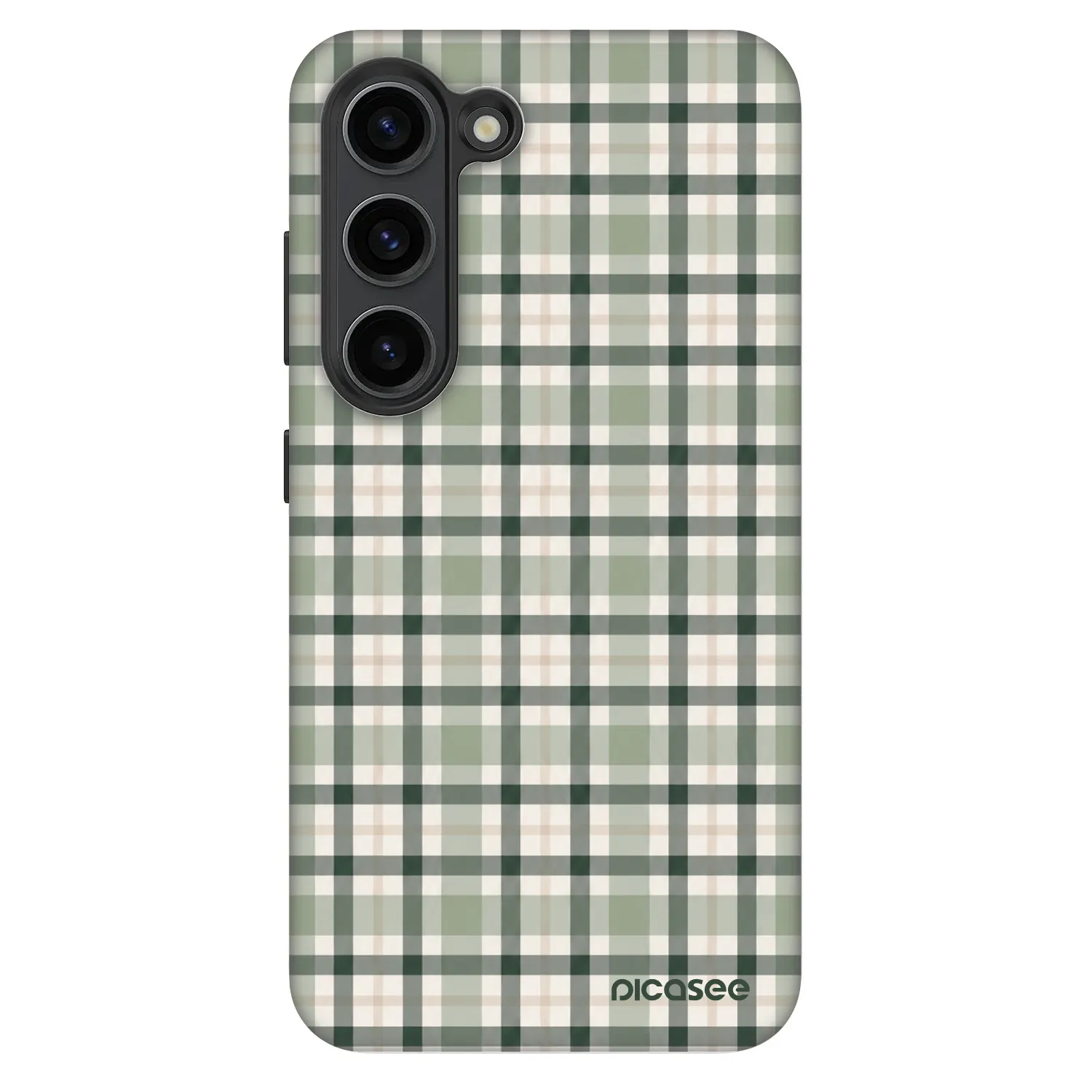 Picasee Fashion Case za Samsung Galaxy S23 5G - Sage Tartan