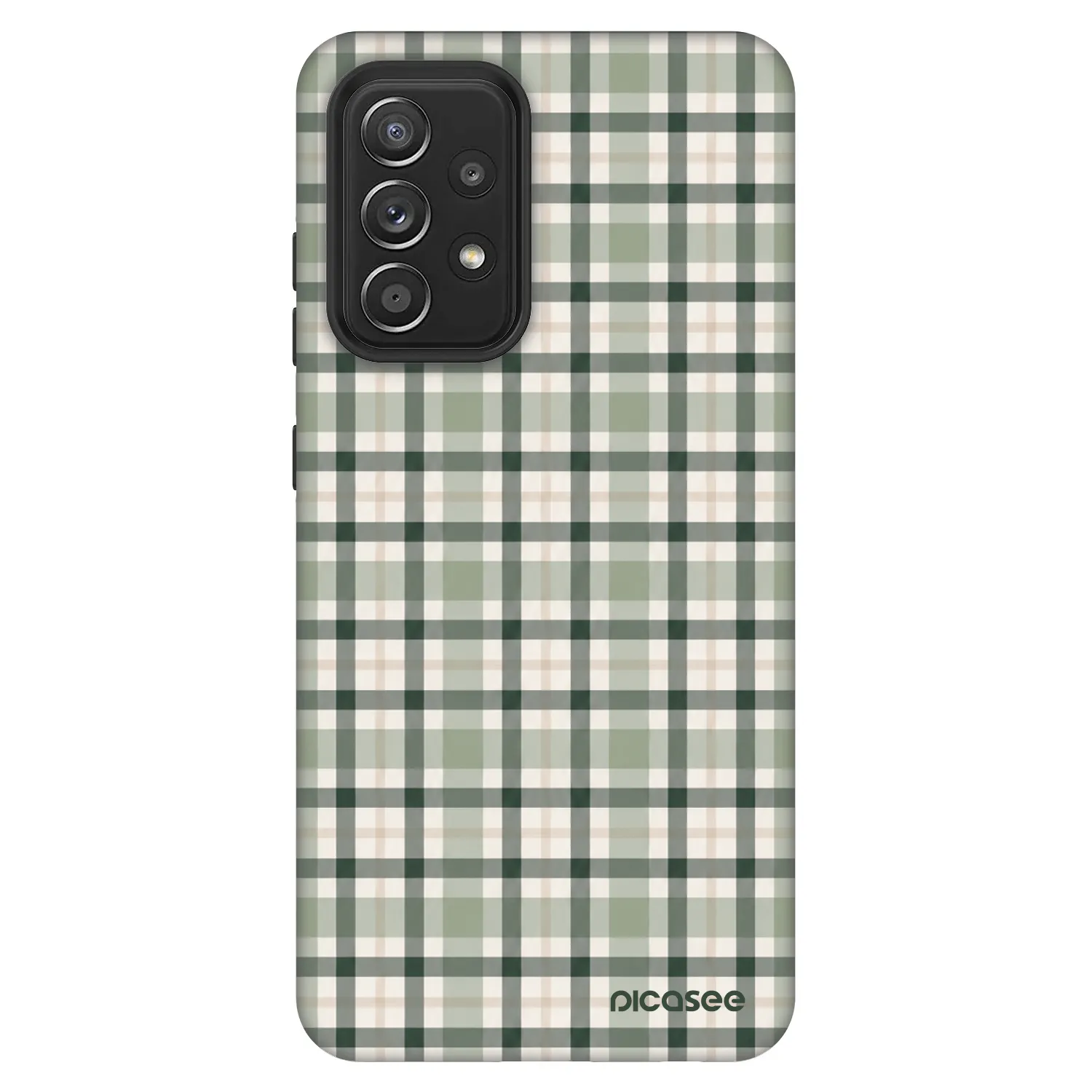 Picasee Fashion Case za Samsung Galaxy A52s 5G A528B - Sage Tartan