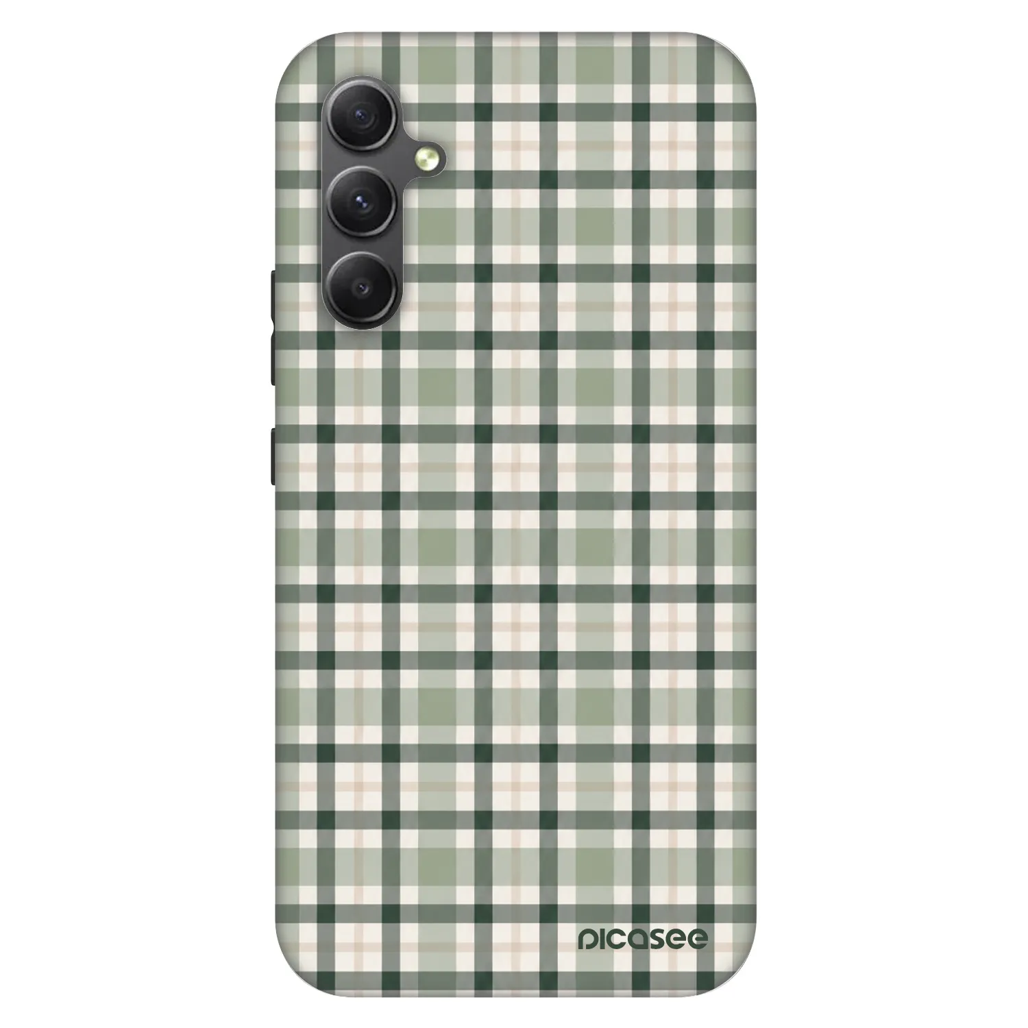 Picasee Fashion Case za Samsung Galaxy A34 5G A346B - Sage Tartan
