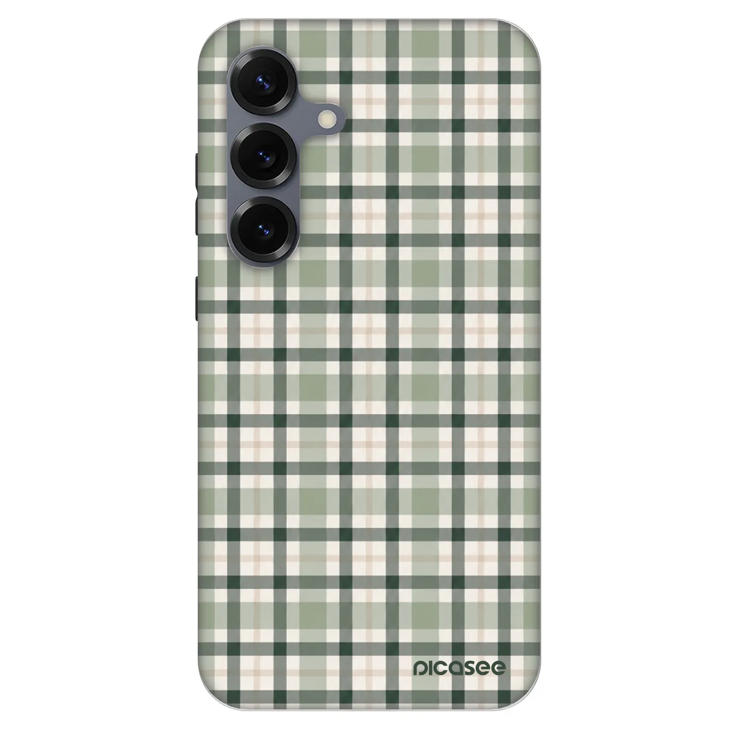 Picasee Fashion Case PowerShare pro Samsung Galaxy S25 5G - Sage Tartan