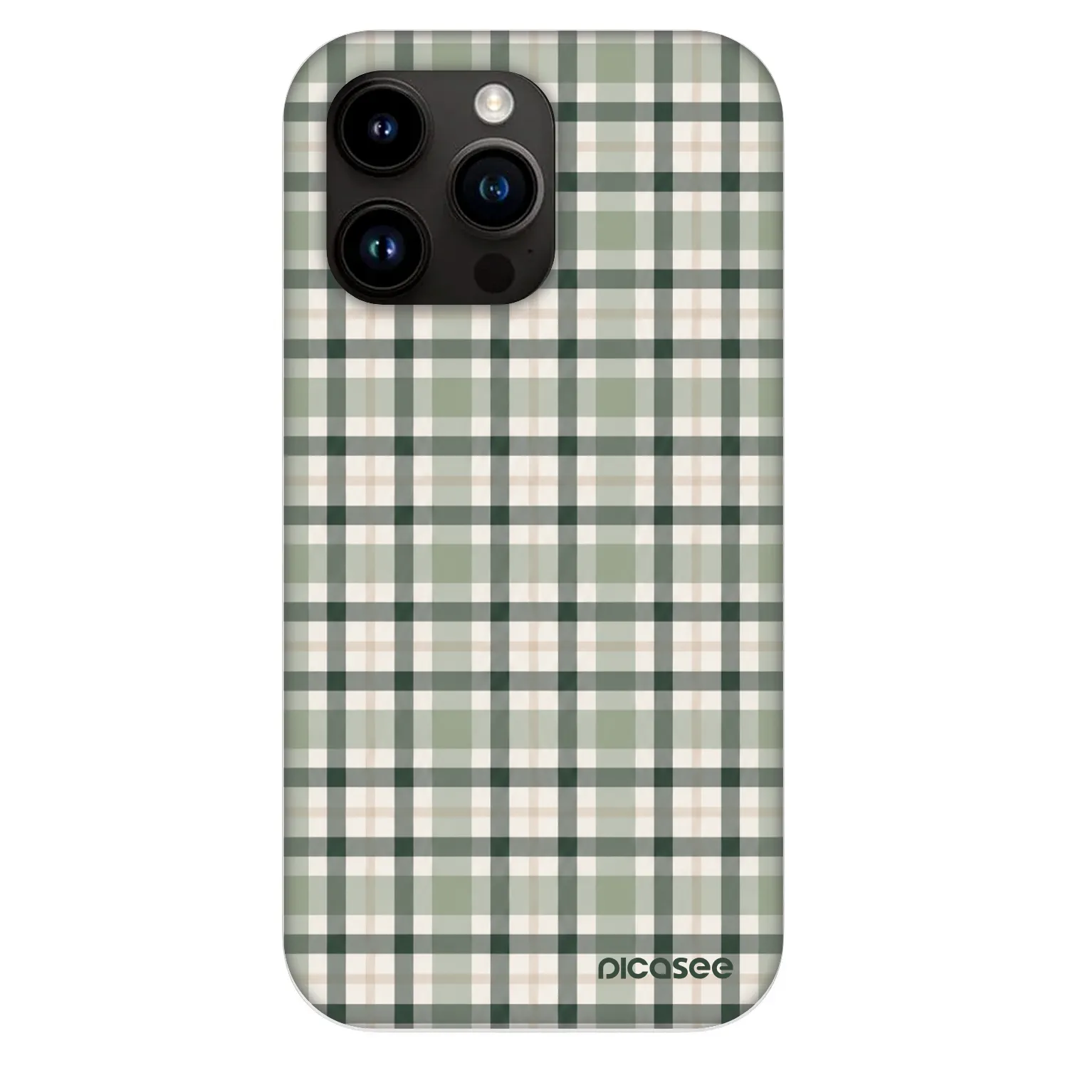 Picasee Fashion Case MagSafe za Apple iPhone 13 Pro - Sage Tartan
