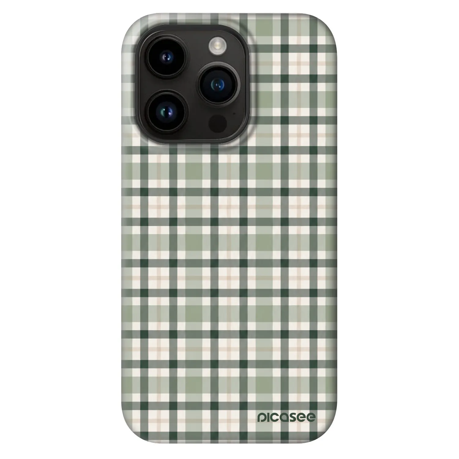 Picasee Fashion Case MagSafe za Apple iPhone 14 Pro - Sage Tartan