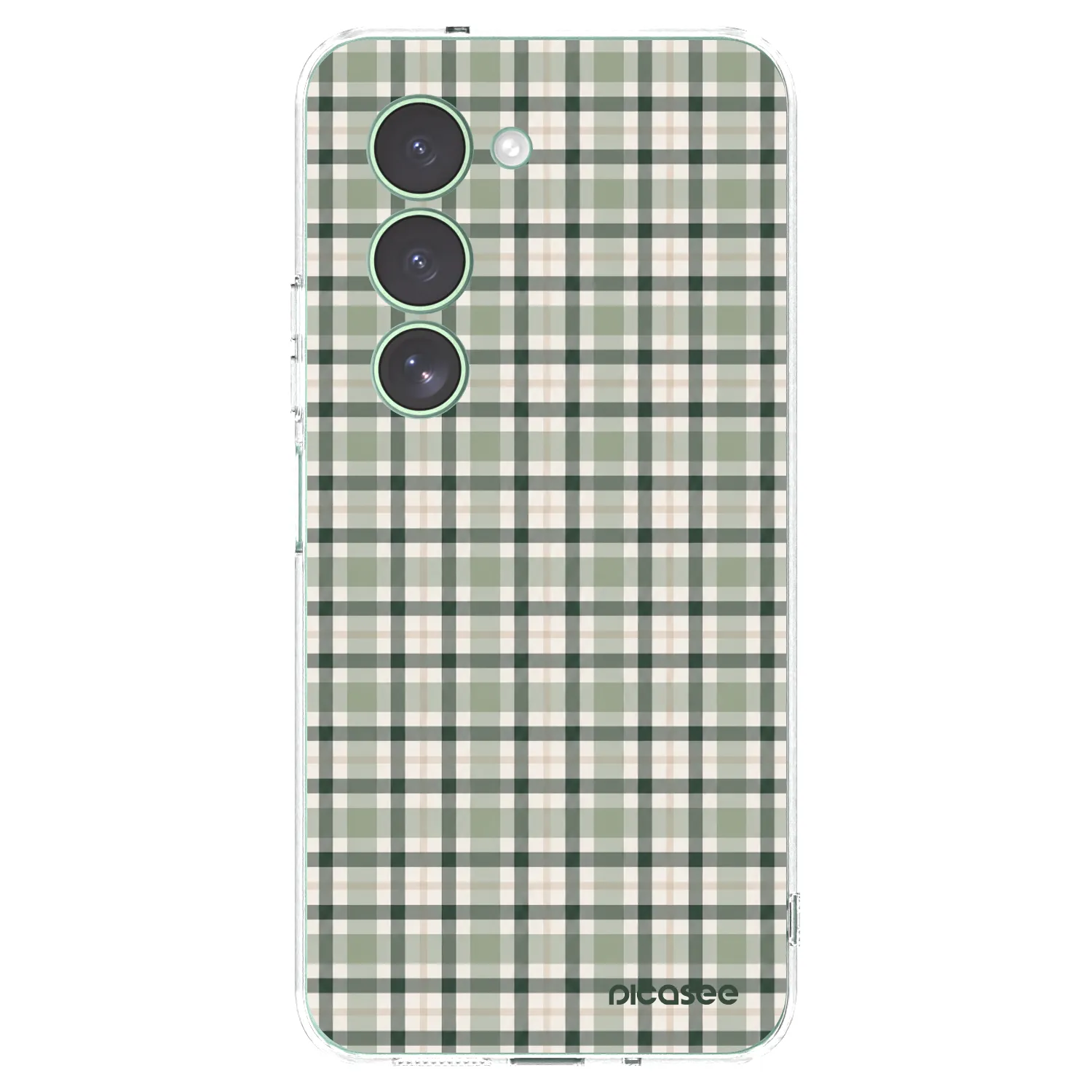 Picasee silikonski prozorni ovitek za Xiaomi Redmi 15 5G - Sage Tartan