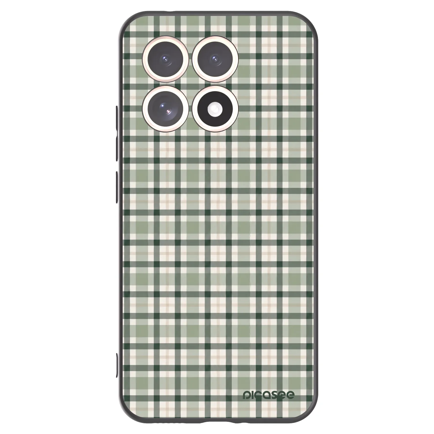 Picasee silikonski črni ovitek za Xiaomi 15T - Sage Tartan