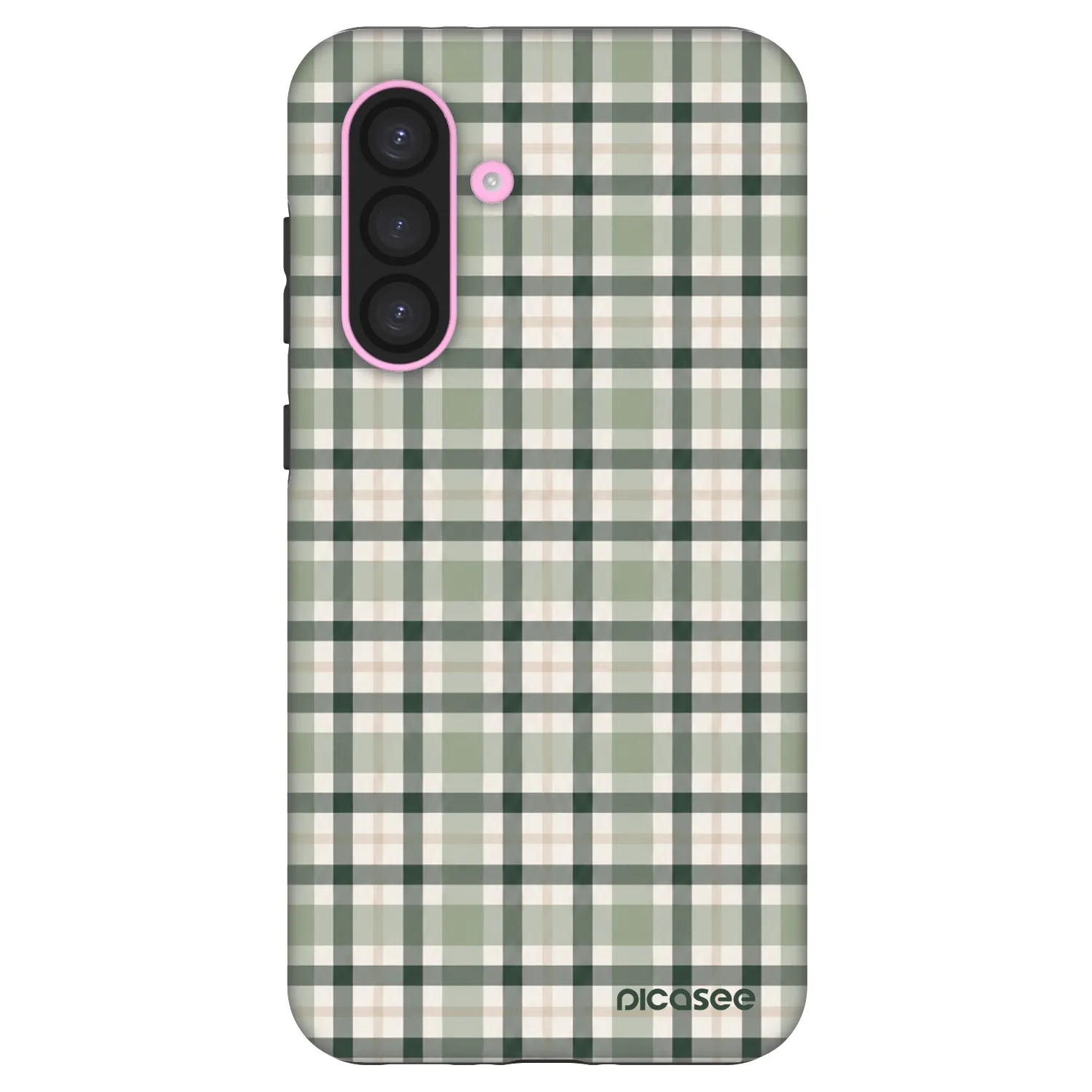 Picasee Fashion Case za Samsung Galaxy A56 5G A566B - Sage Tartan