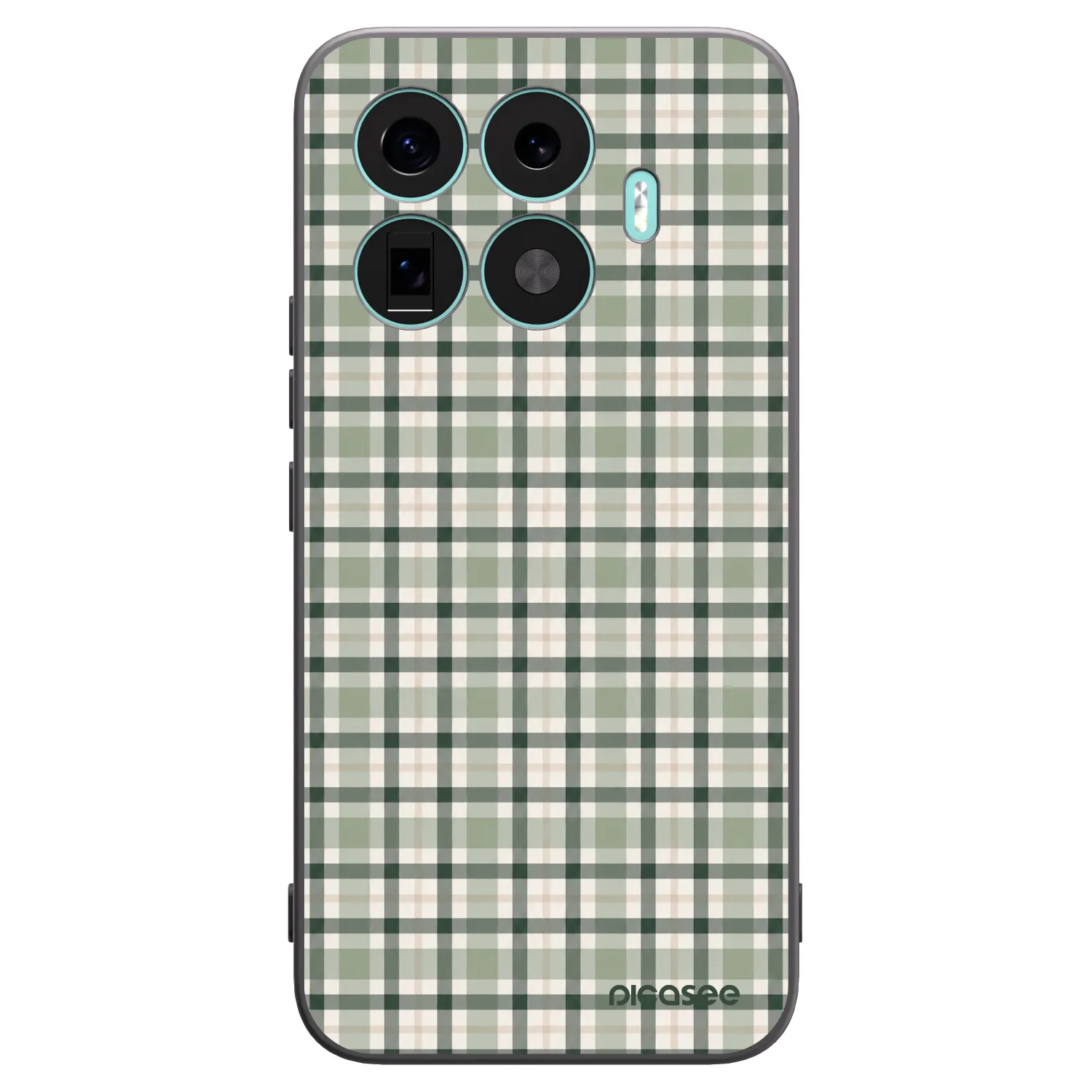 Picasee silikonski črni ovitek za Xiaomi 17T Pro - Sage Tartan
