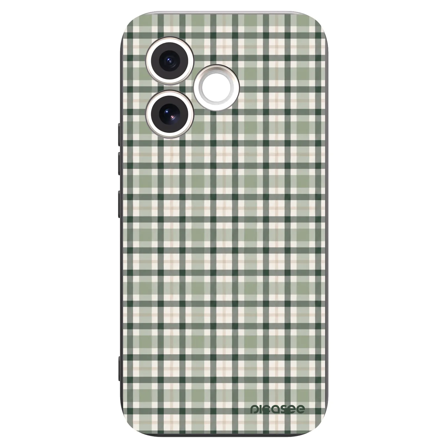 Picasee silikonski črni ovitek za Honor 600 Lite - Sage Tartan