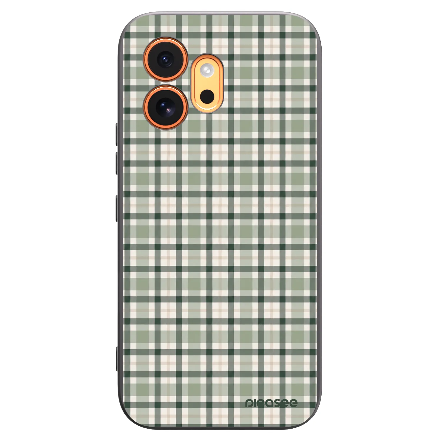 Picasee silikonski črni ovitek za Honor 600 - Sage Tartan