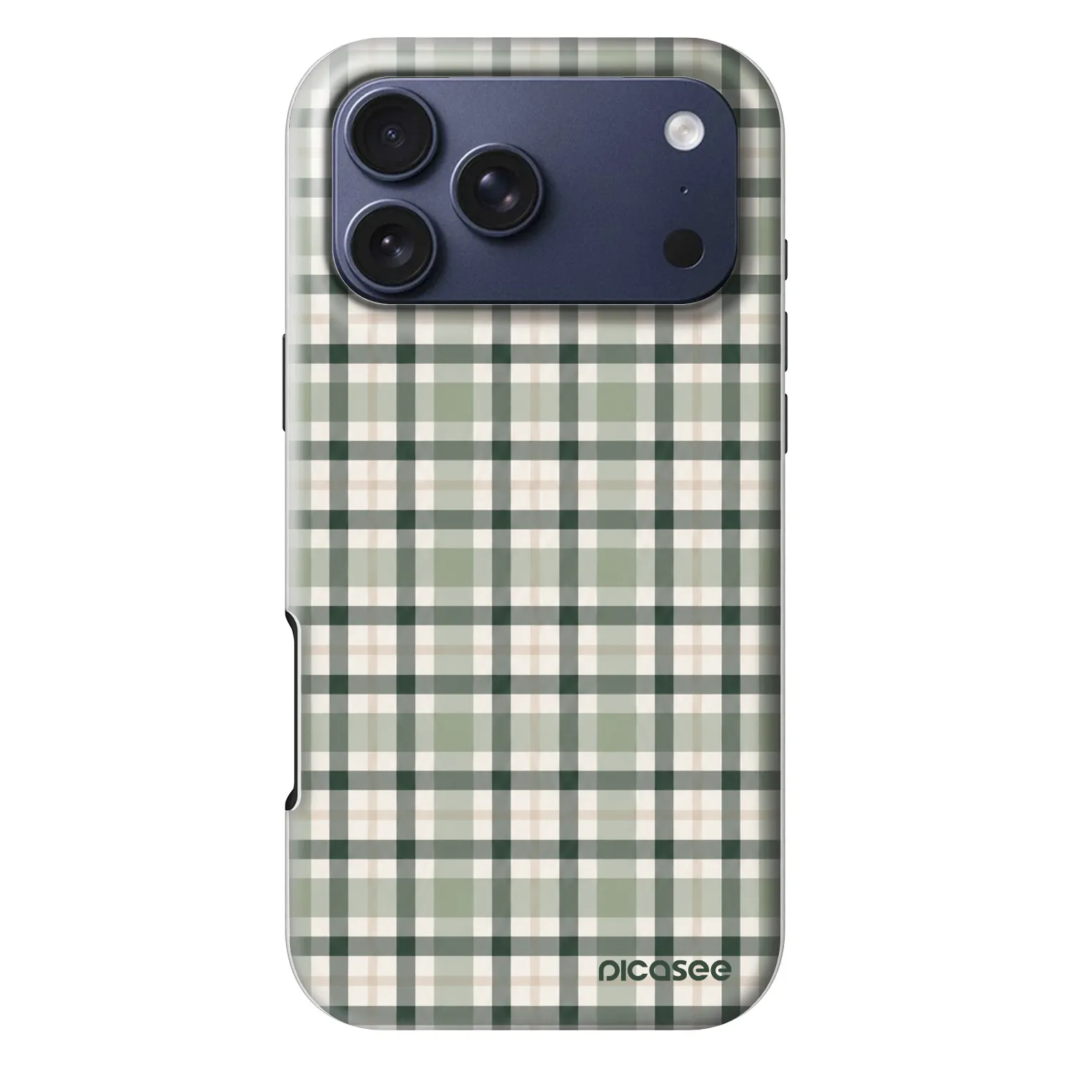 Picasee Fashion Case MagSafe za Apple iPhone 18 Pro Max - Sage Tartan