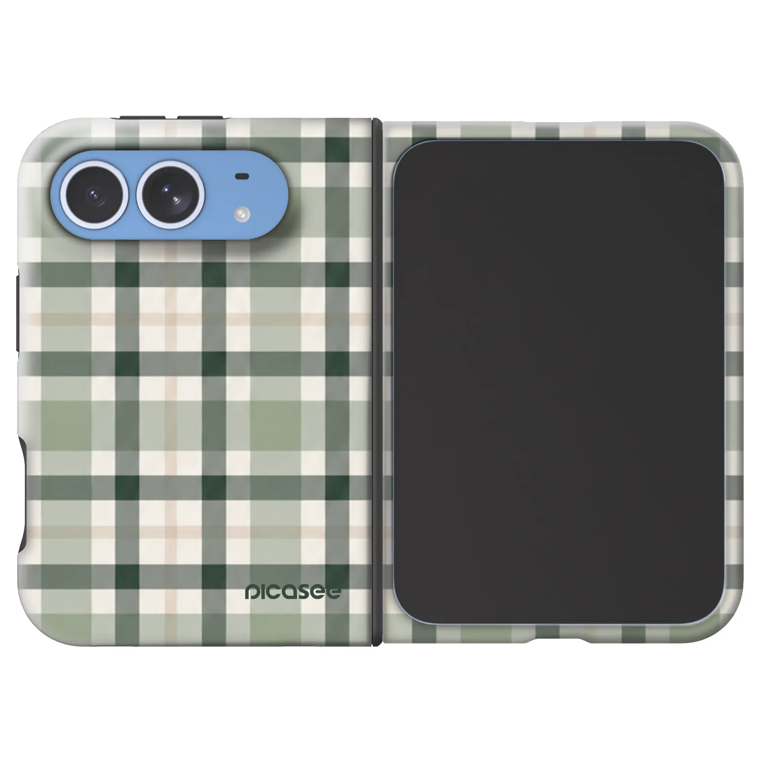 Picasee Fashion Case MagSafe za Apple iPhone Duo - Sage Tartan