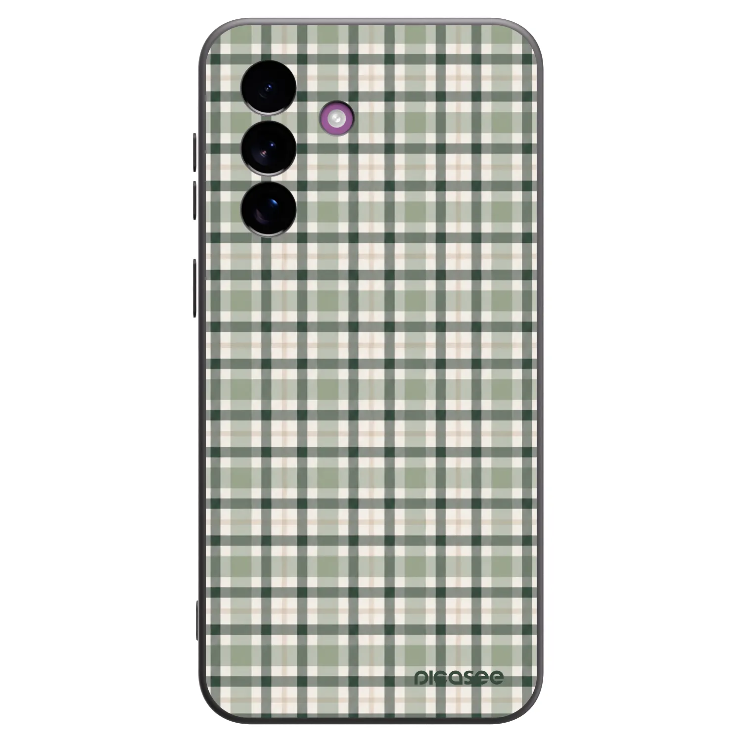 Picasee silikonski črni ovitek za Samsung Galaxy A37 - Sage Tartan