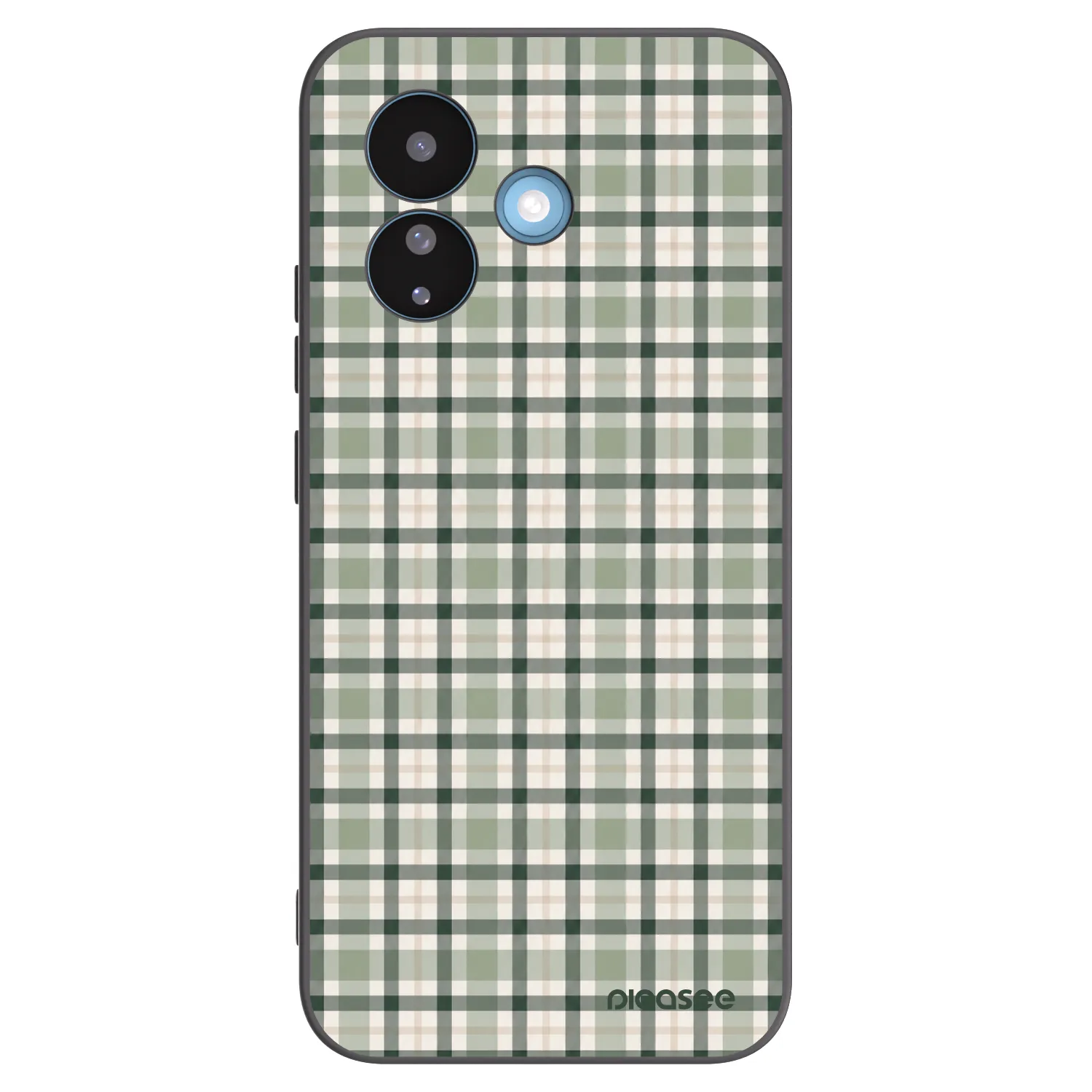 Picasee silikonski črni ovitek za Xiaomi Redmi Note 17 Pro 5G - Sage Tartan