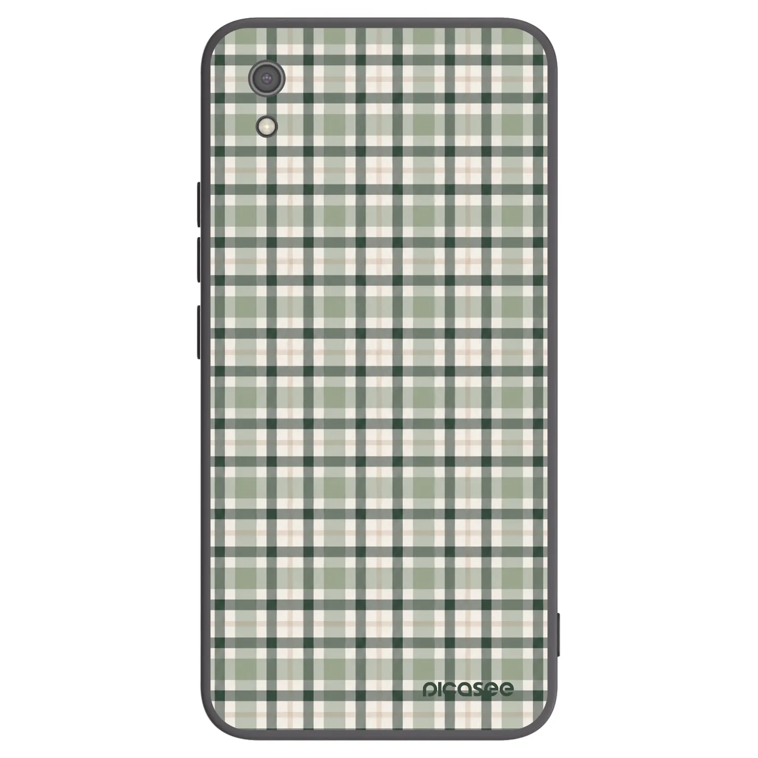 Picasee silikonski črni ovitek za Xiaomi Redmi 7A - Sage Tartan