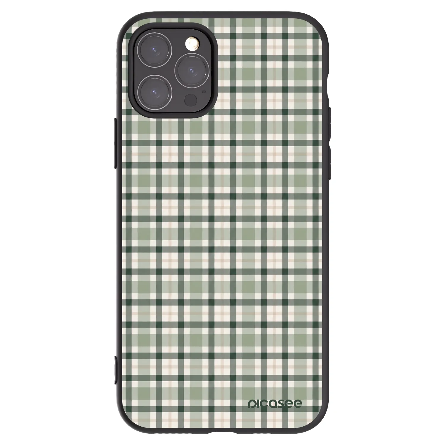 Picasee silikonski črni ovitek za Apple iPhone 11 Pro - Sage Tartan