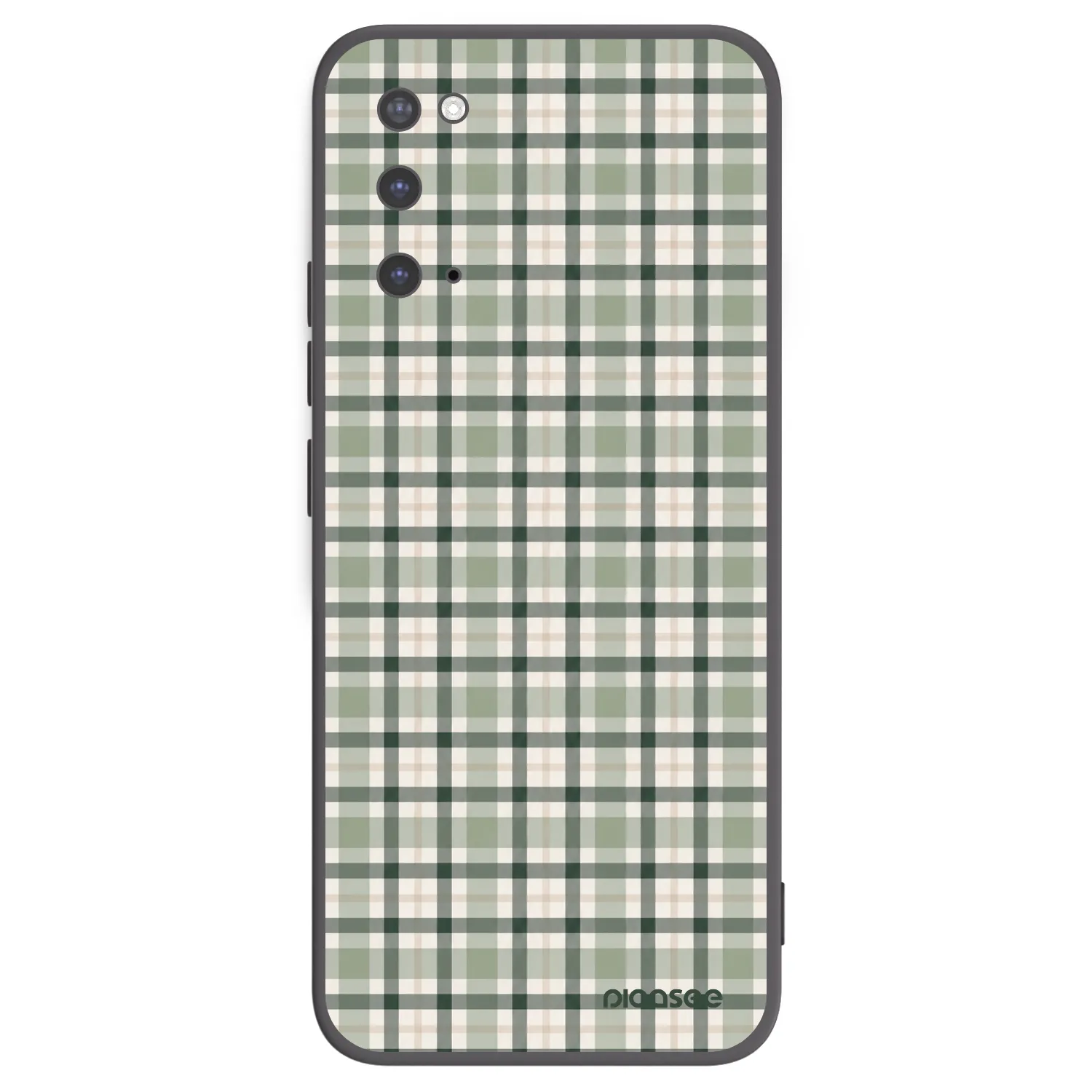Picasee silikonski črni ovitek za Samsung Galaxy S20 G980F - Sage Tartan