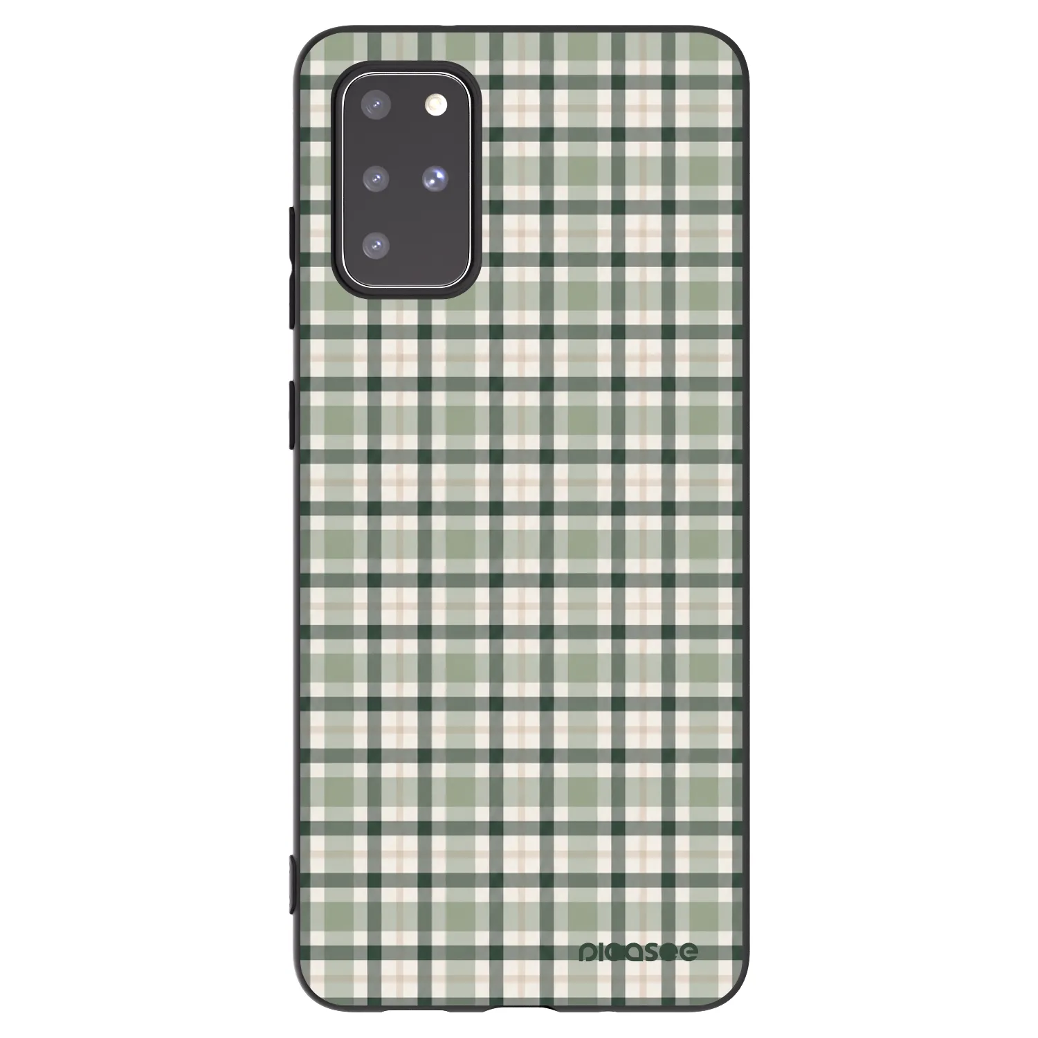 Picasee silikonski črni ovitek za Samsung Galaxy S20+ G985F - Sage Tartan