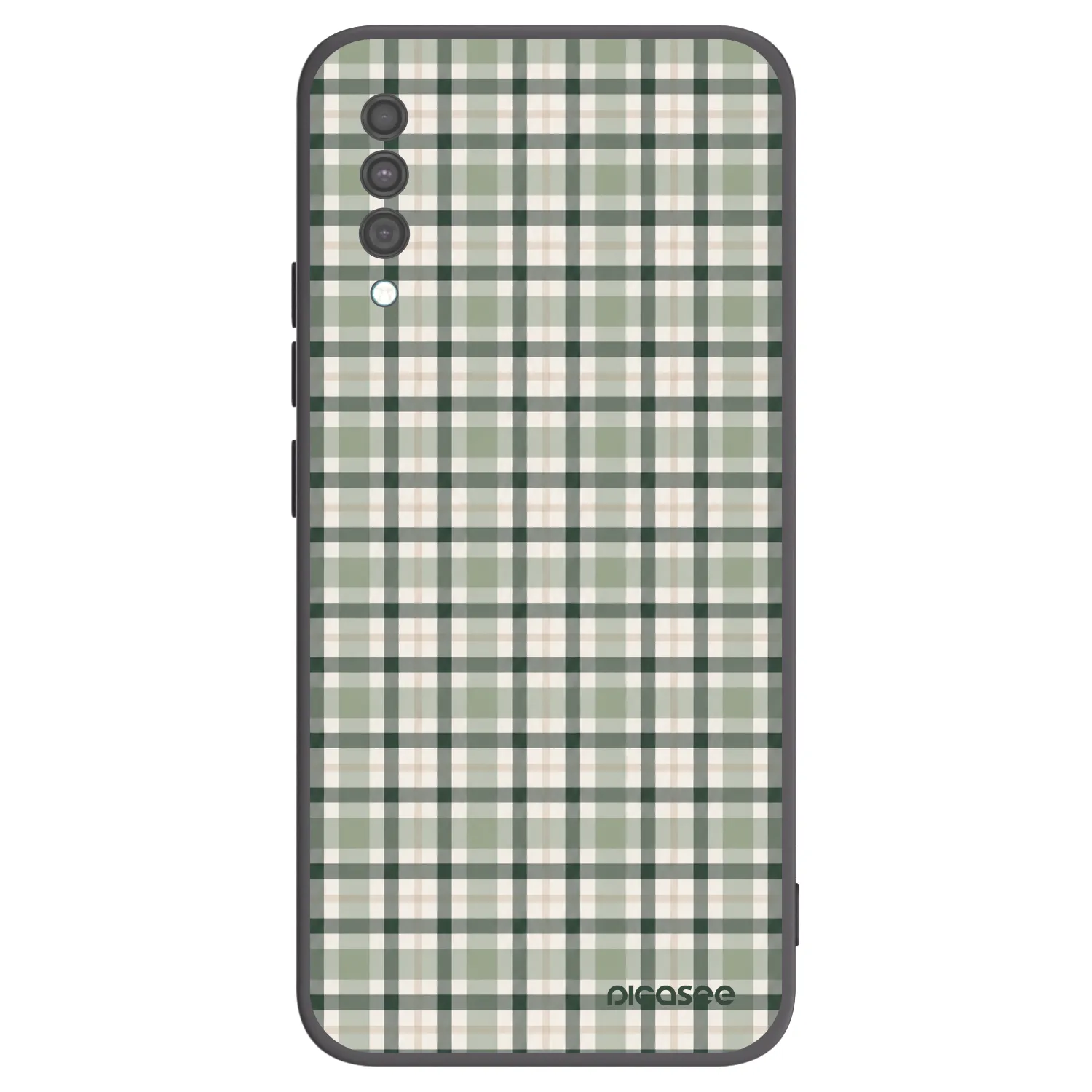 Picasee silikonski črni ovitek za Samsung Galaxy A30s A307F - Sage Tartan
