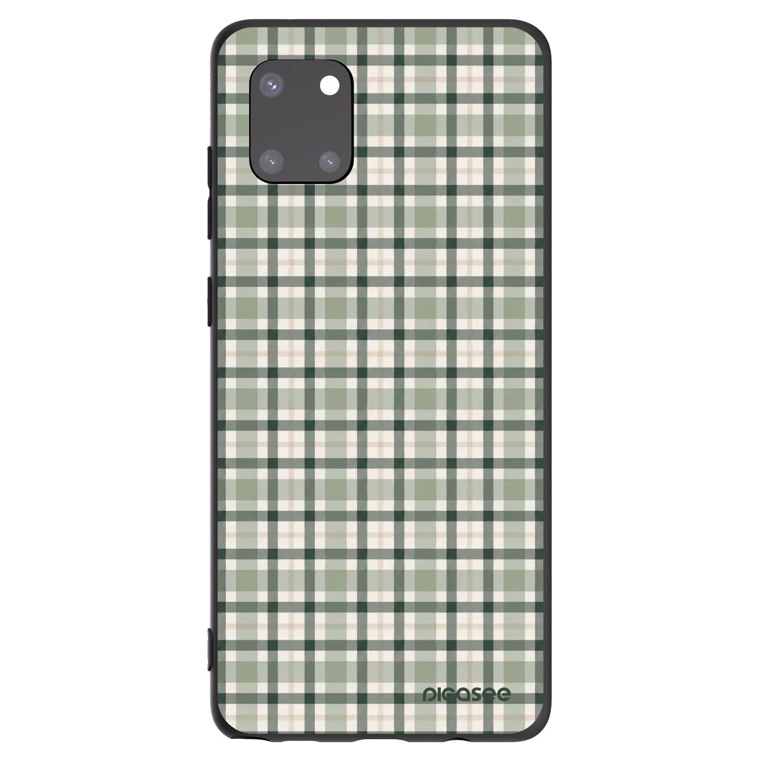 Picasee silikonski črni ovitek za Samsung Galaxy Note 10 Lite N770F - Sage Tartan