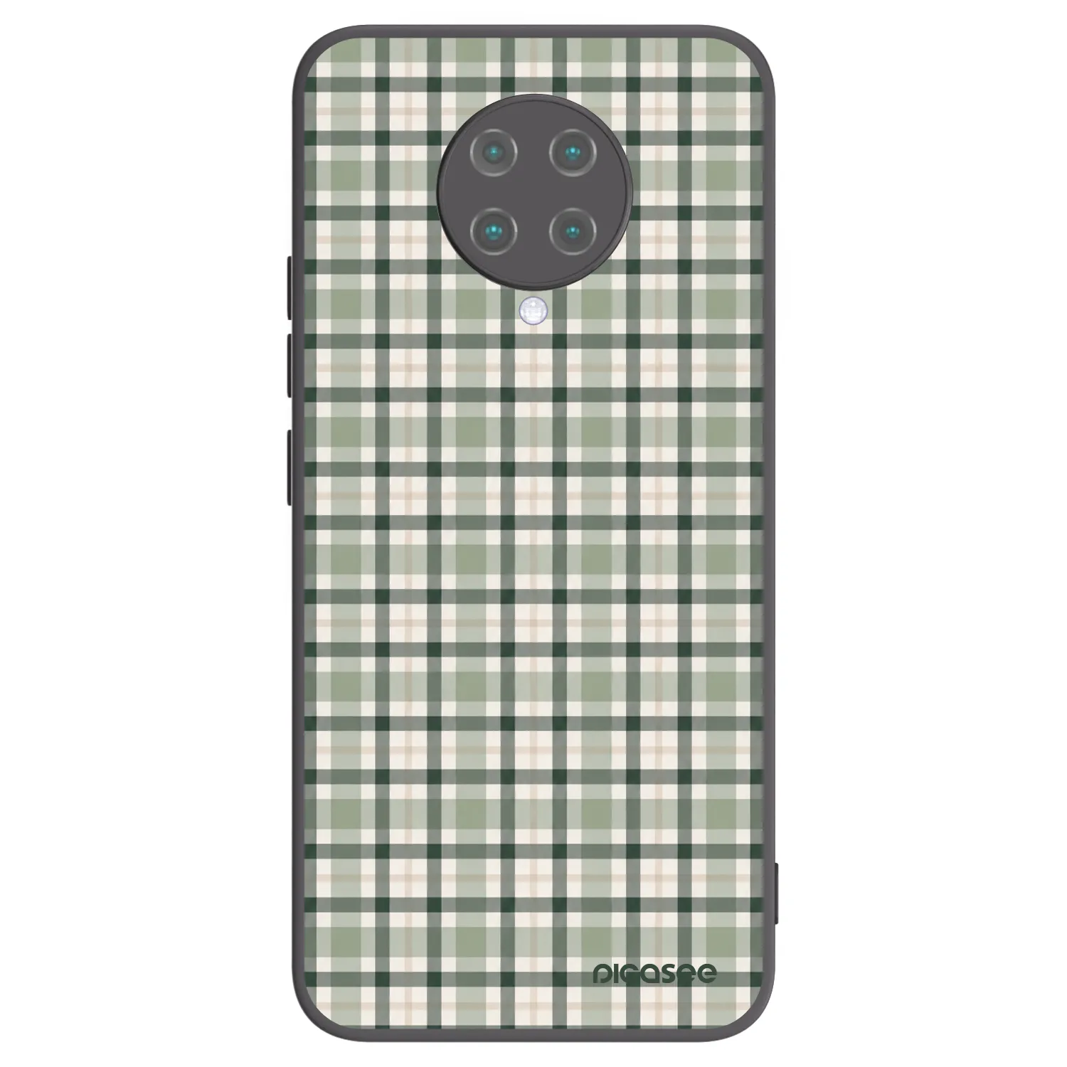 Picasee silikonski črni ovitek za Xiaomi Poco F2 Pro - Sage Tartan