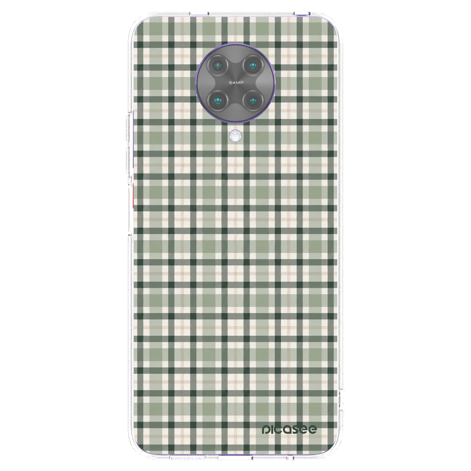 Picasee silikonski prozorni ovitek za Xiaomi Poco F2 Pro - Sage Tartan
