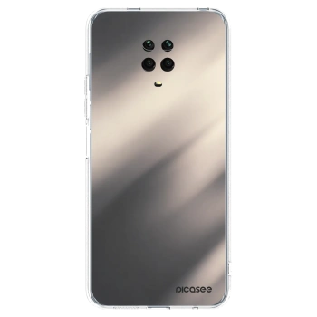Picasee silikonski prozorni ovitek za Xiaomi Redmi Note 9 Pro - Smoky Beige