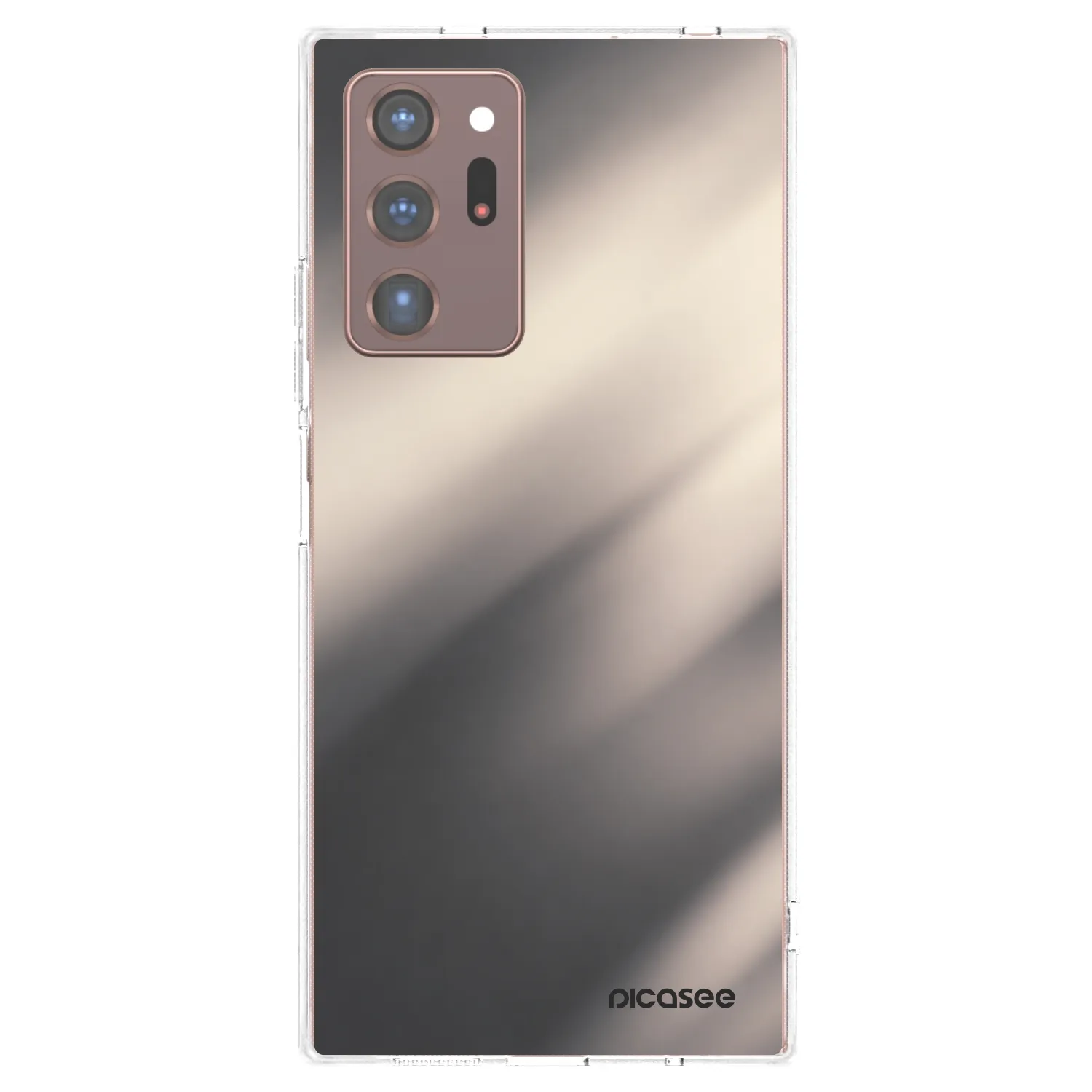 Picasee silikonski prozorni ovitek za Samsung Galaxy Note 20 Ultra - Smoky Beige
