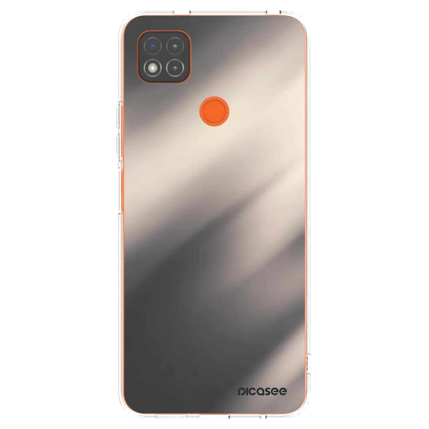 Picasee silikonski prozorni ovitek za Xiaomi Redmi 9C - Smoky Beige